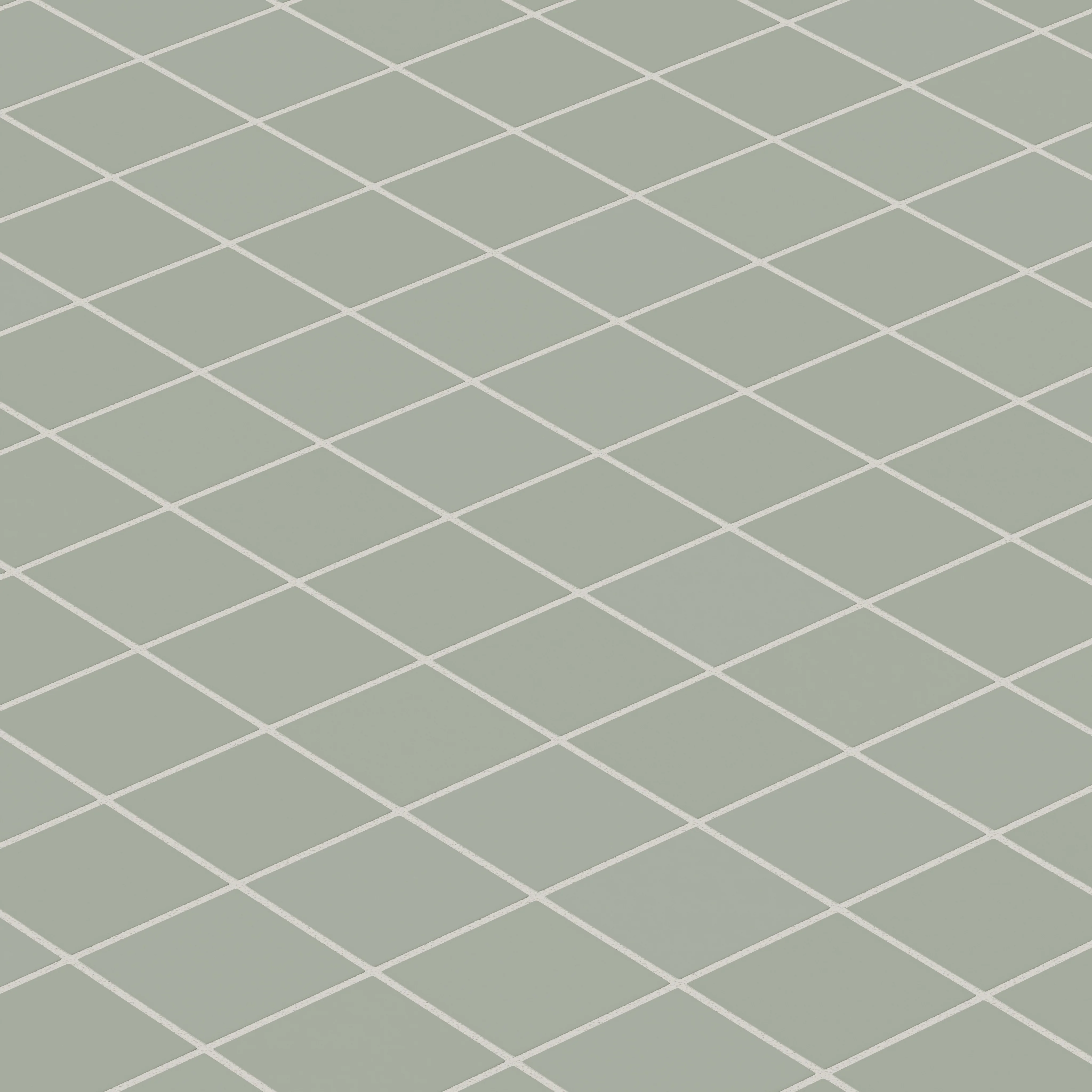 3x3 Straight Set Sheeted Natural Press Ceramic Mosaic Tile in Terre Verte Matte - Rockland Interiors Inc.