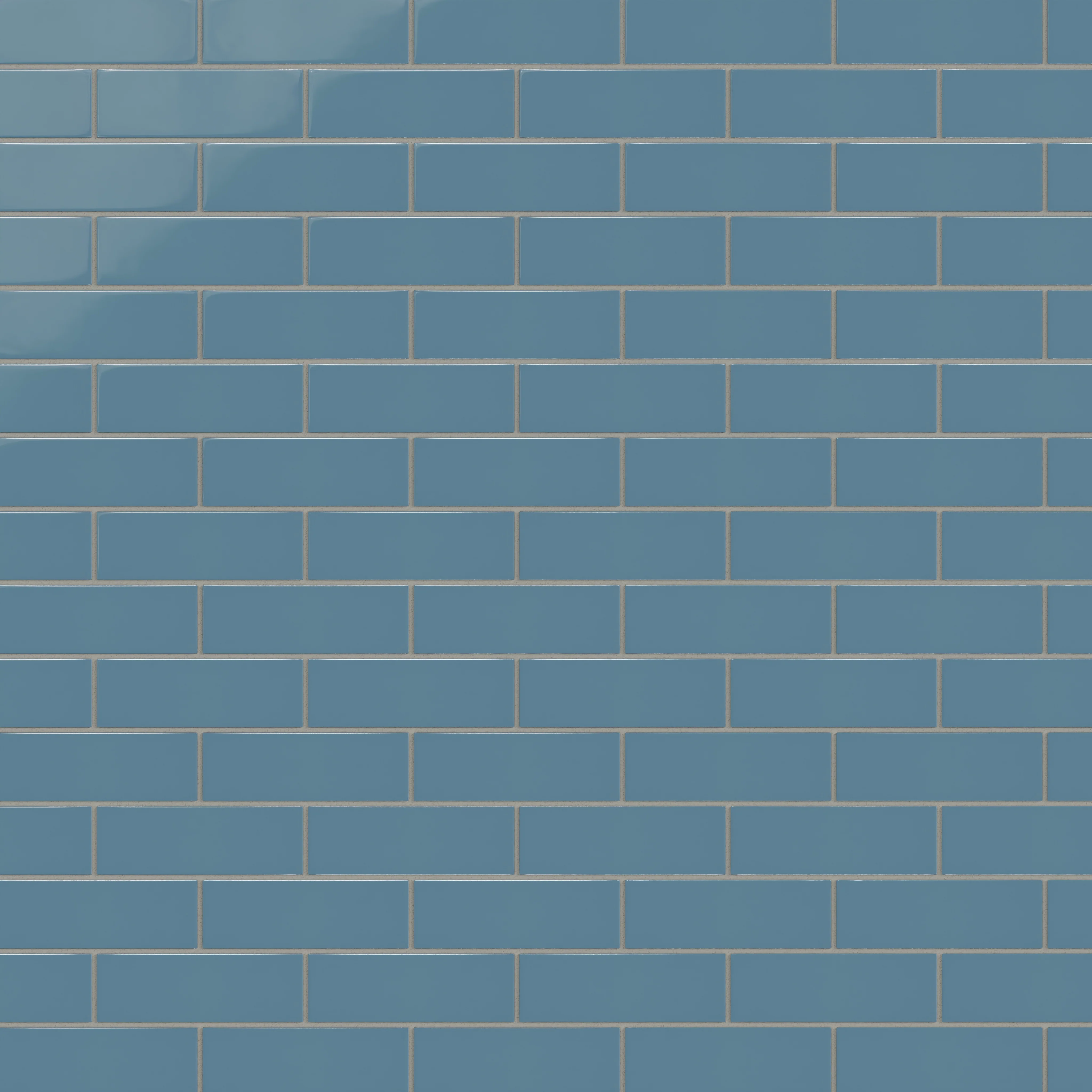 2x6 Natural Press Ceramic Tile in Azurite Gloss - Rockland Interiors Inc.