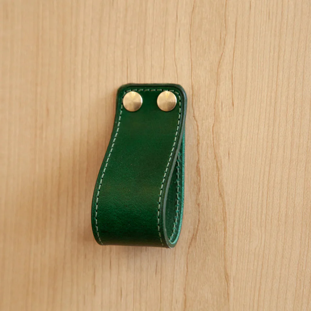 ST-LP01 Stitched Leather Loop Pull - Rockland Interiors Inc.