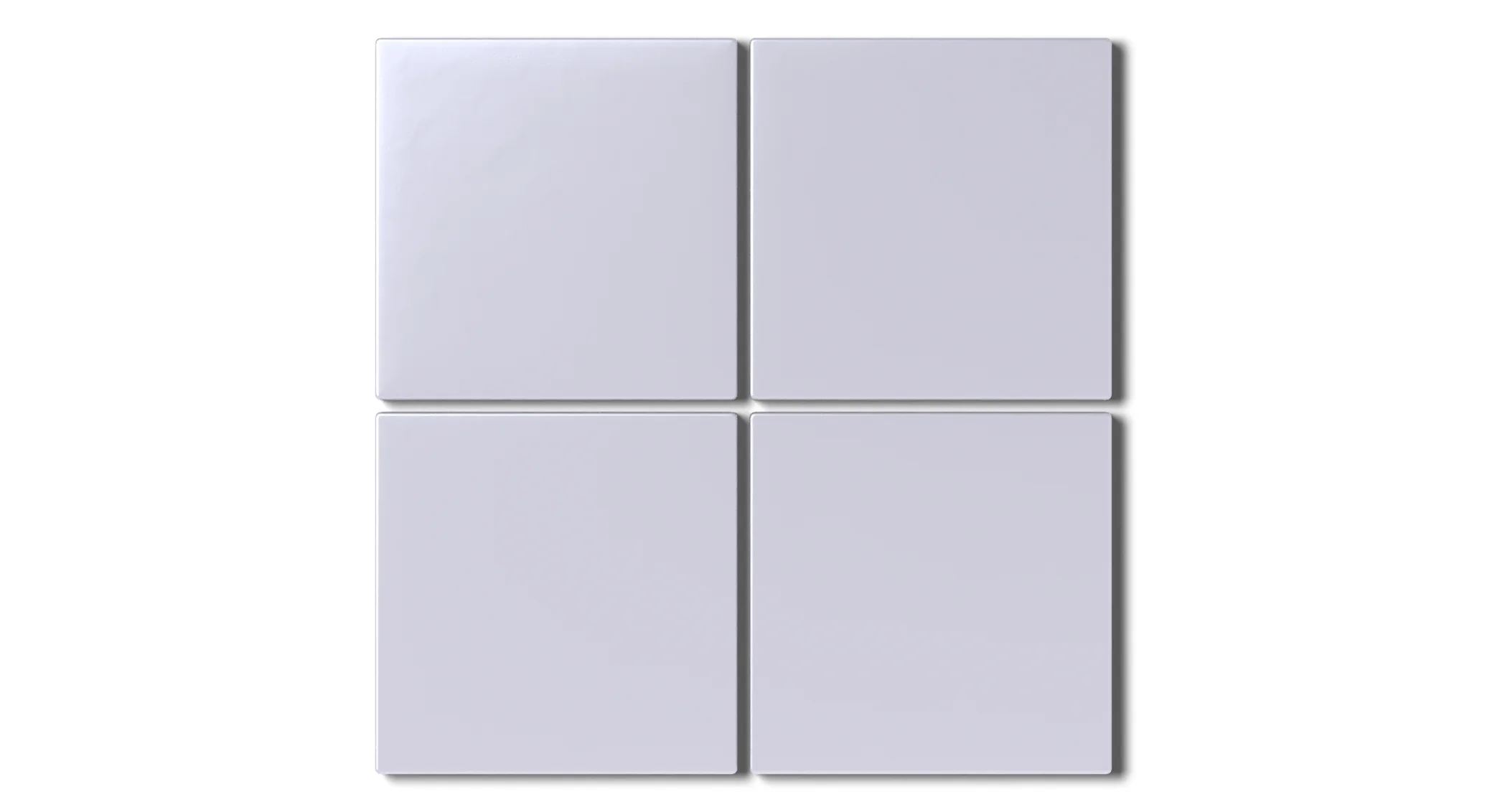 4x4 Natural Press Ceramic Tile in Amethyst Matte - Rockland Interiors Inc.