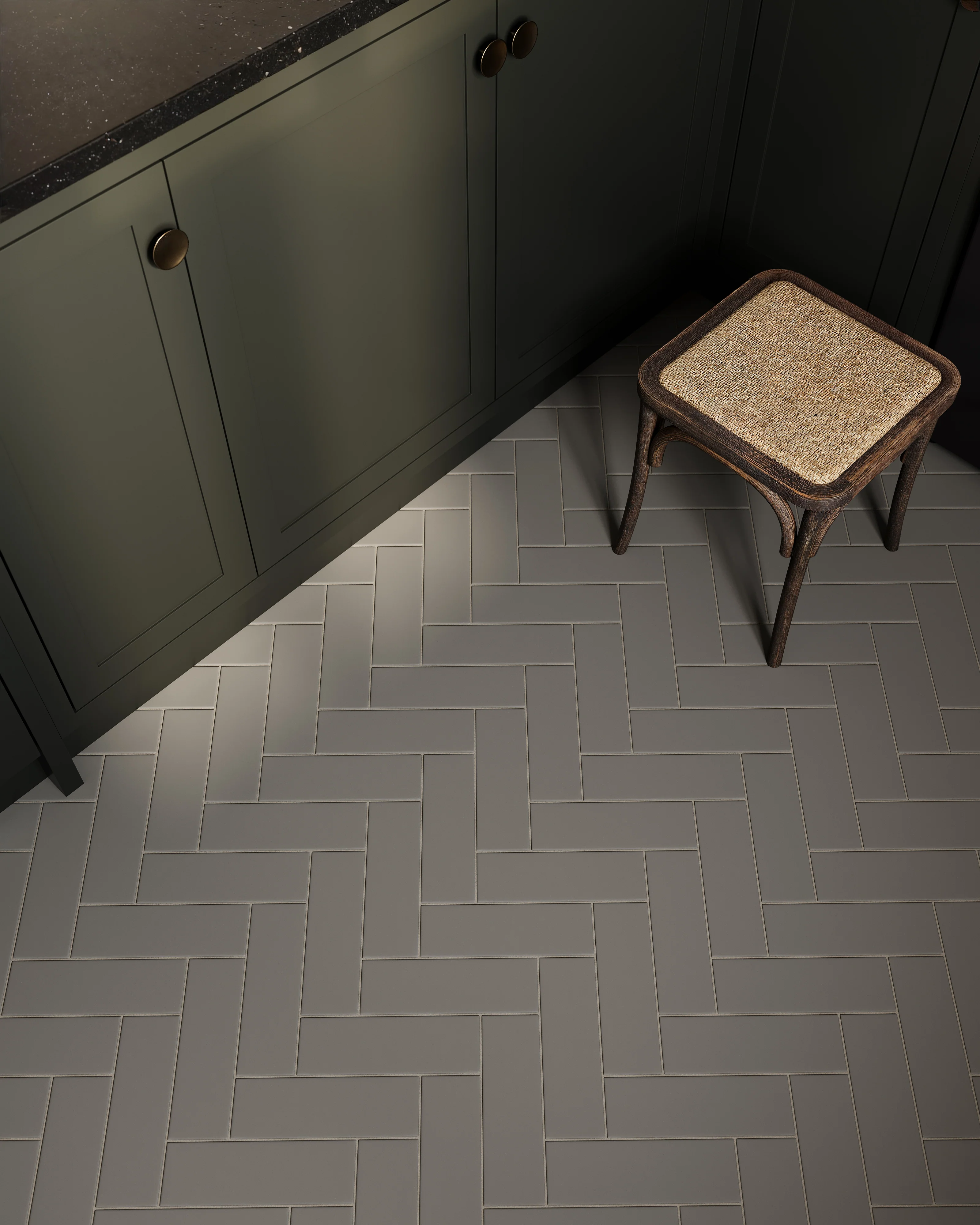 3x9 Natural Press Ceramic Tile in Timberline Matte - Rockland Interiors Inc.