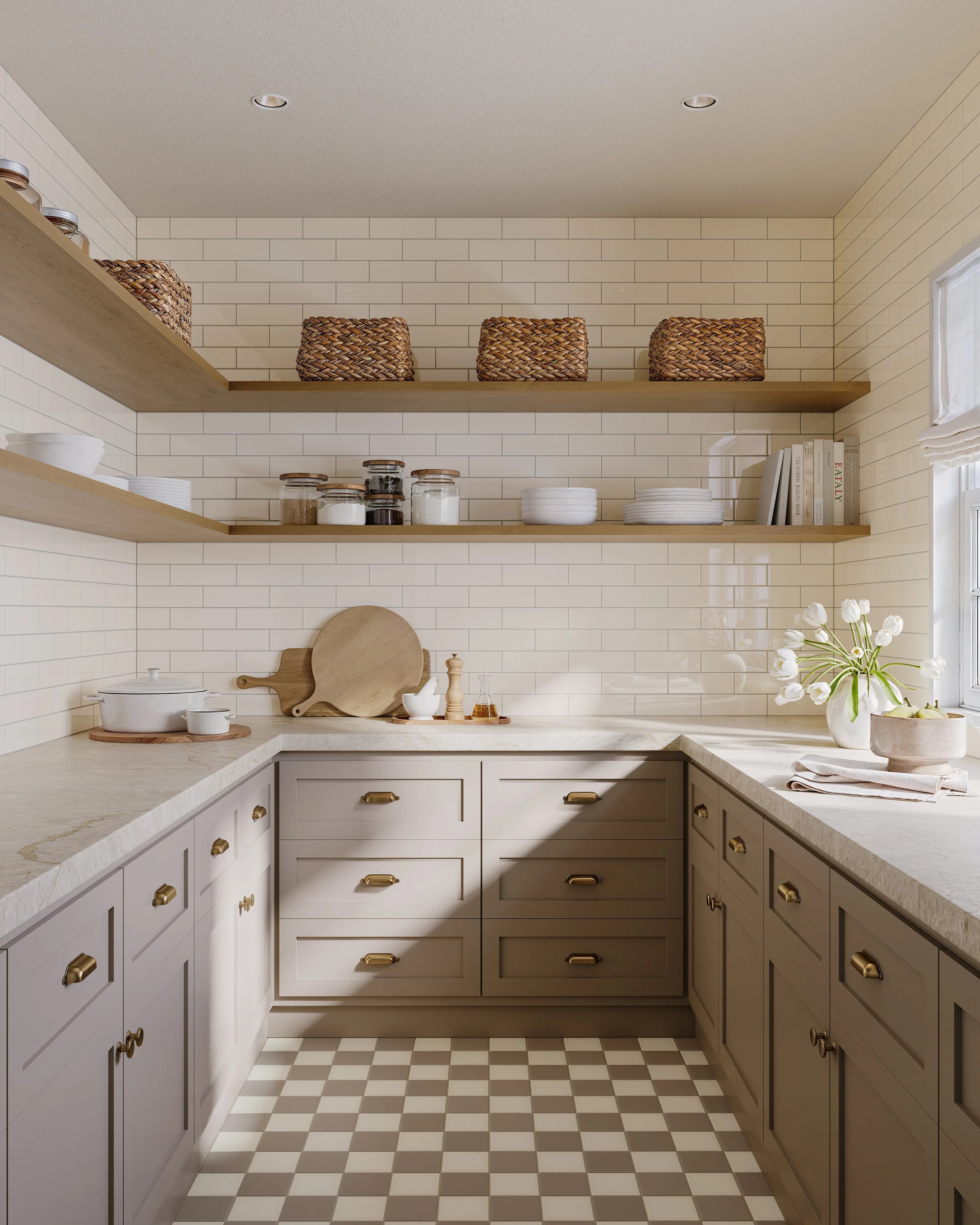 3x9 Natural Press Ceramic Tile in Salt Creek Gloss - Rockland Interiors Inc.