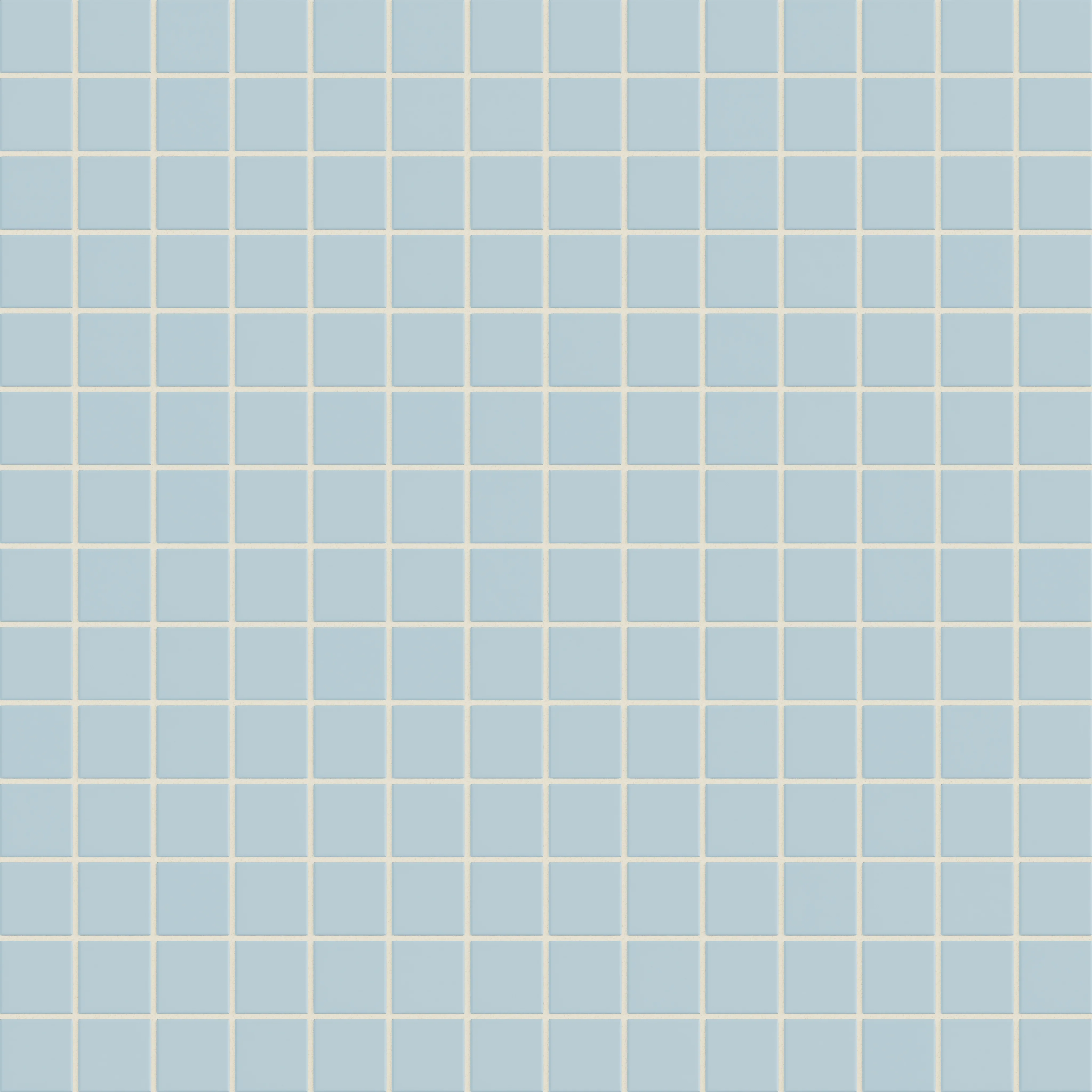 2x2 Straight Set Sheeted Natural Press Ceramic Mosaic Tile in Egyptian Blue Matte - Rockland Interiors Inc.