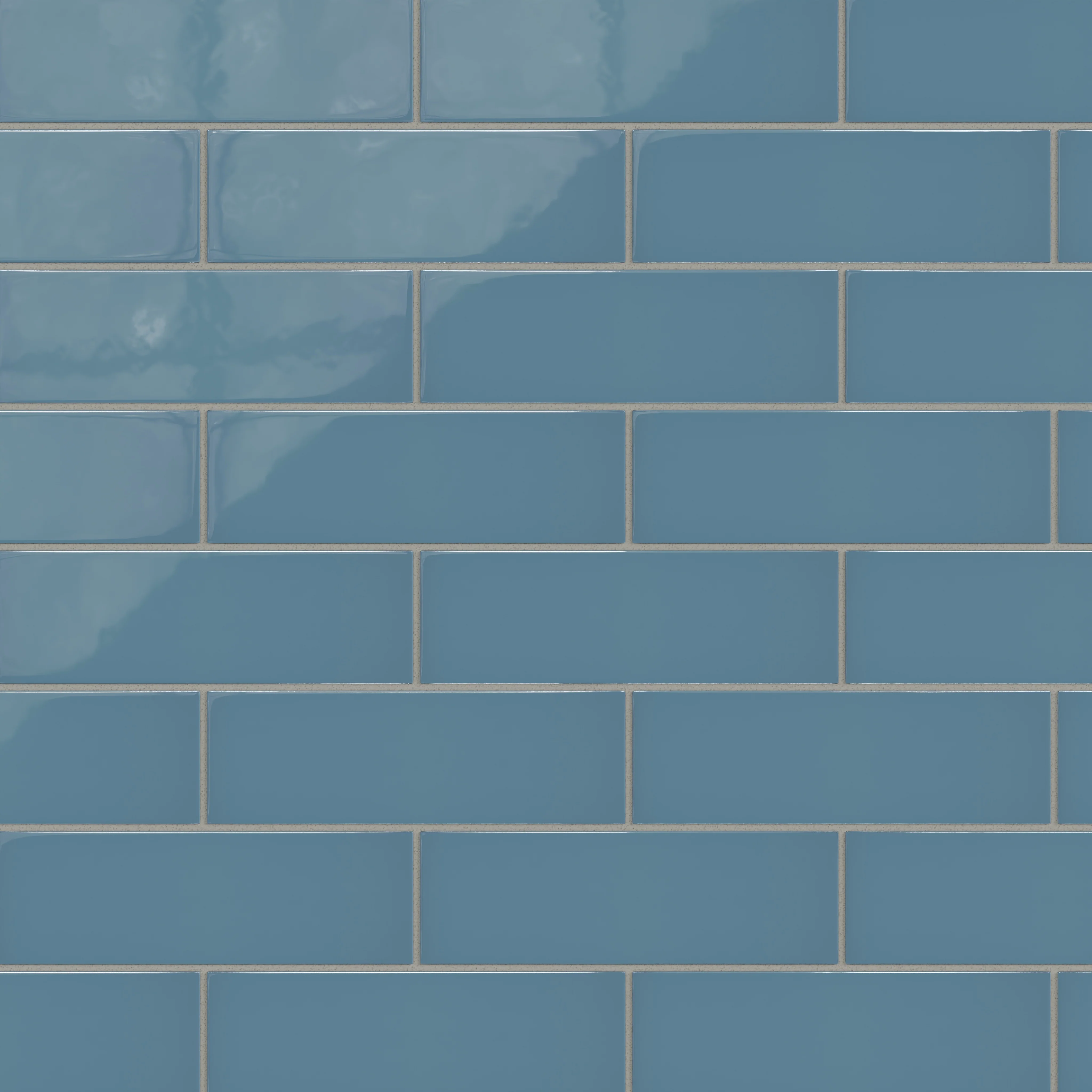 3x9 Natural Press Ceramic Tile in Azurite Gloss - Rockland Interiors Inc.