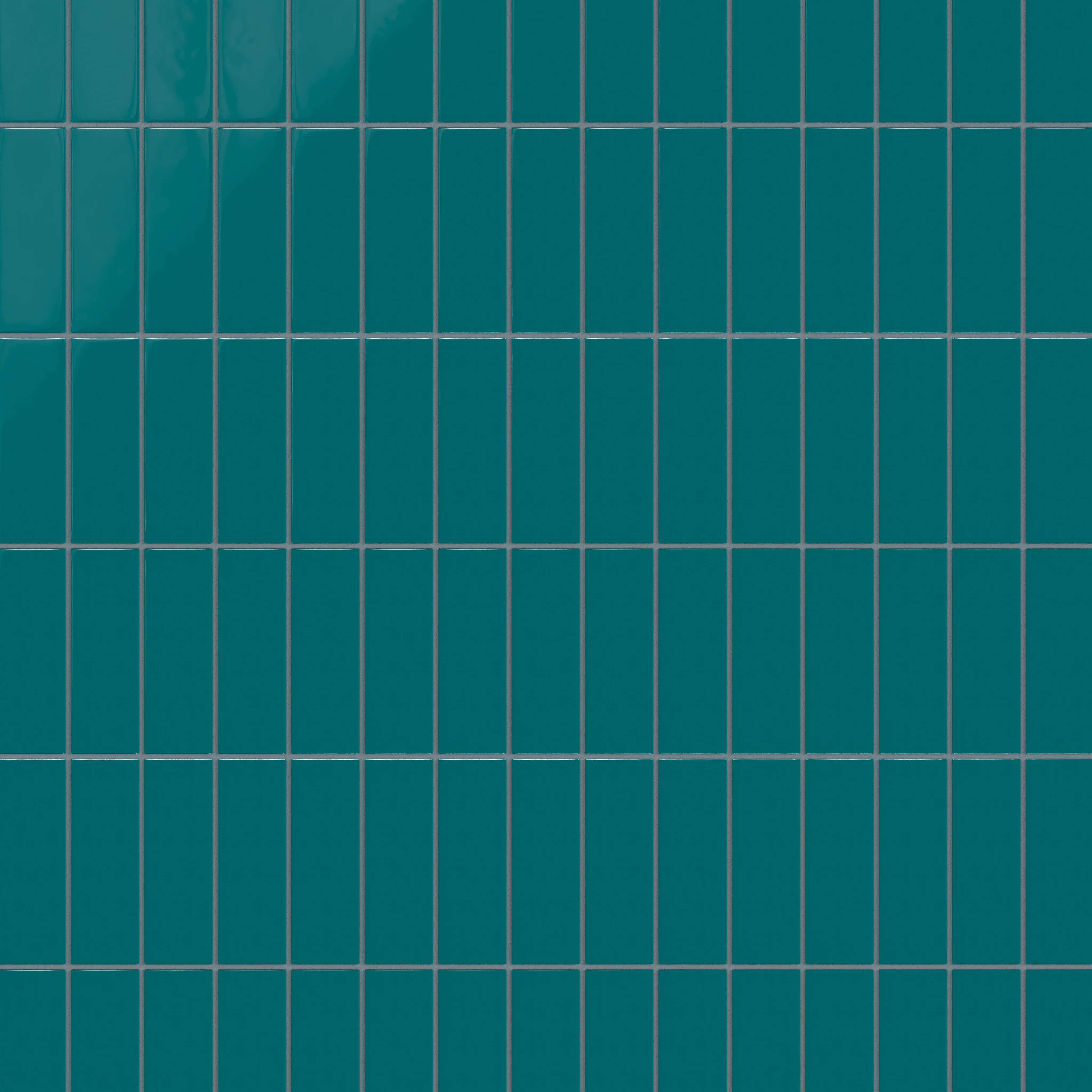 2x6 Natural Press Ceramic Tile in Maya Blue Gloss - Rockland Interiors Inc.