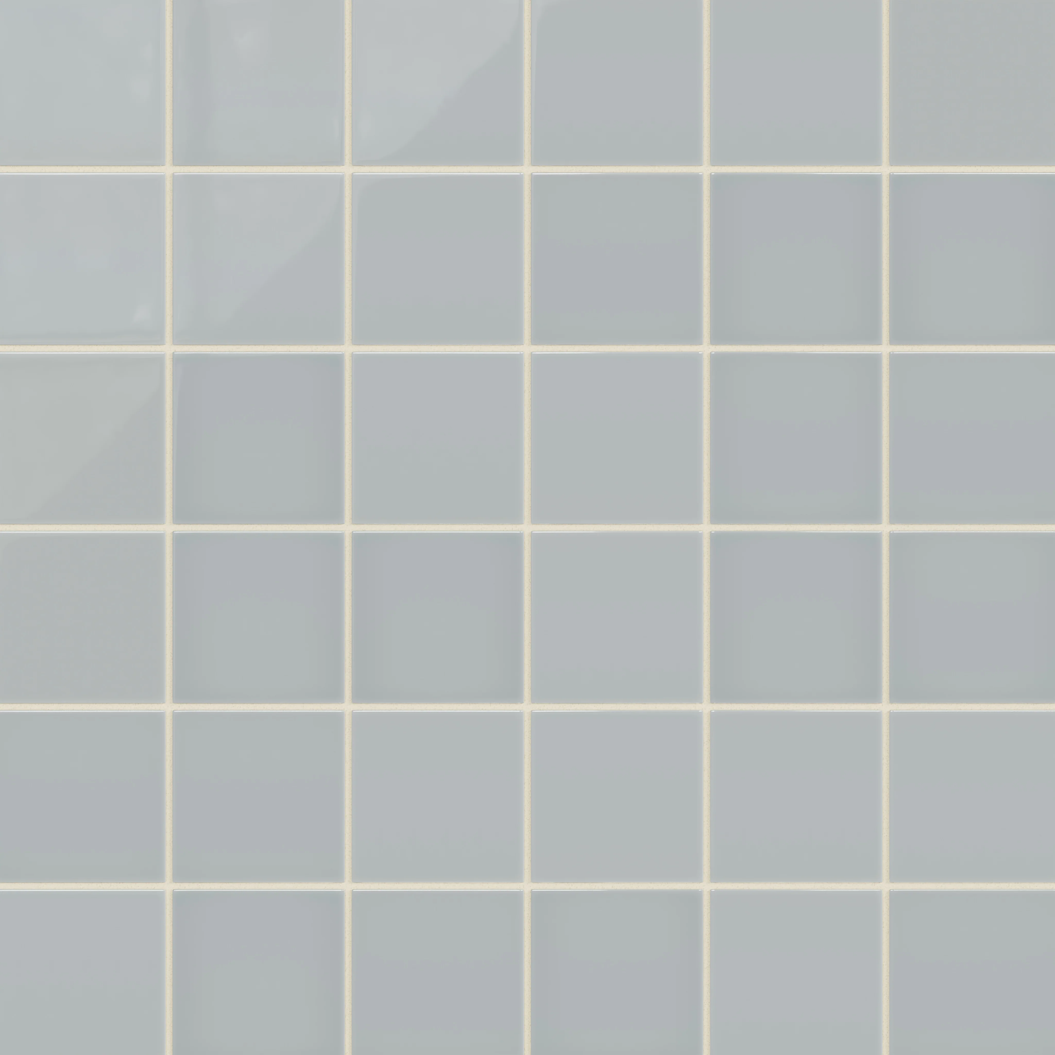 4x4 Natural Press Ceramic Tile in Alberta Blue Gloss - Rockland Interiors Inc.