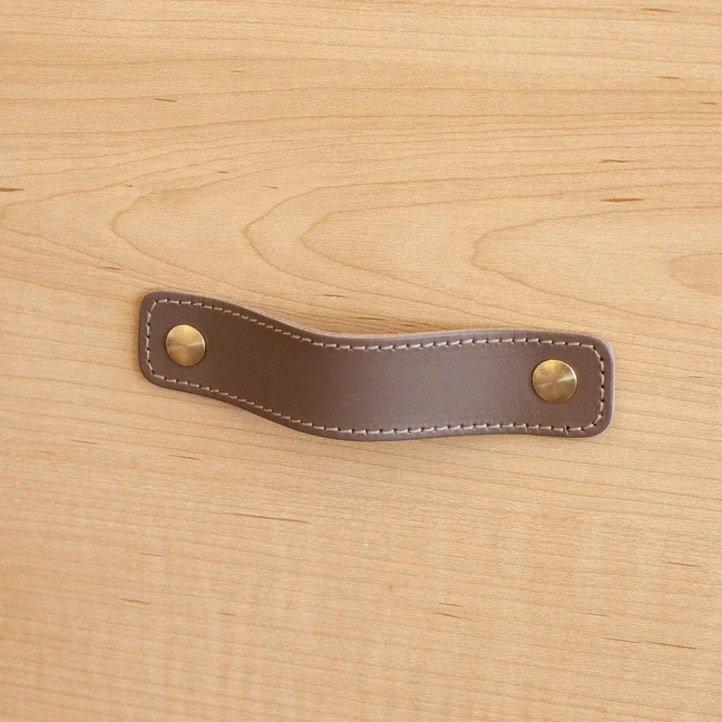 ST-SP02 Stitched Leather Strap Pull - Rockland Interiors Inc.