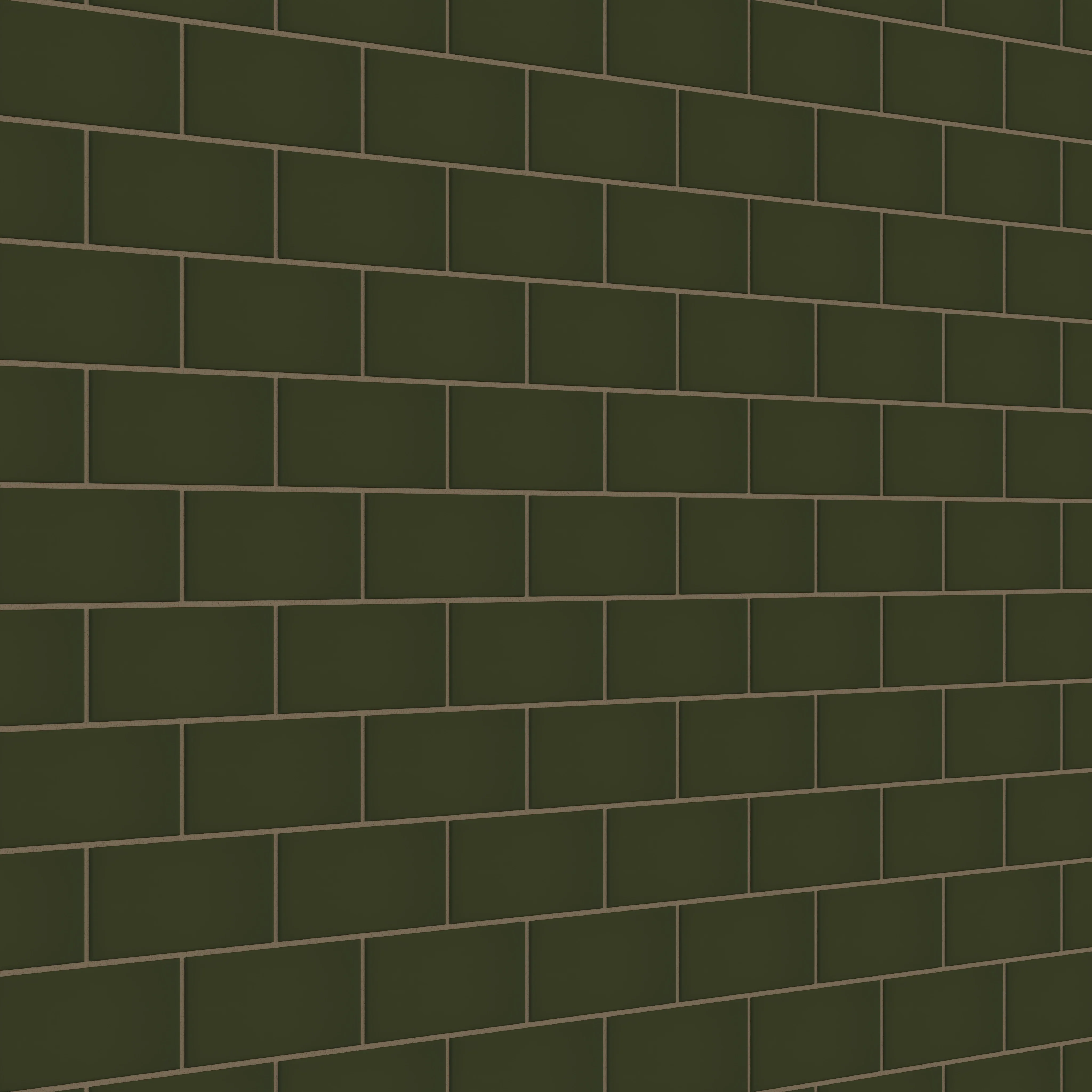 3x6 Natural Press Ceramic Tile in Green Apatite Matte - Rockland Interiors Inc.