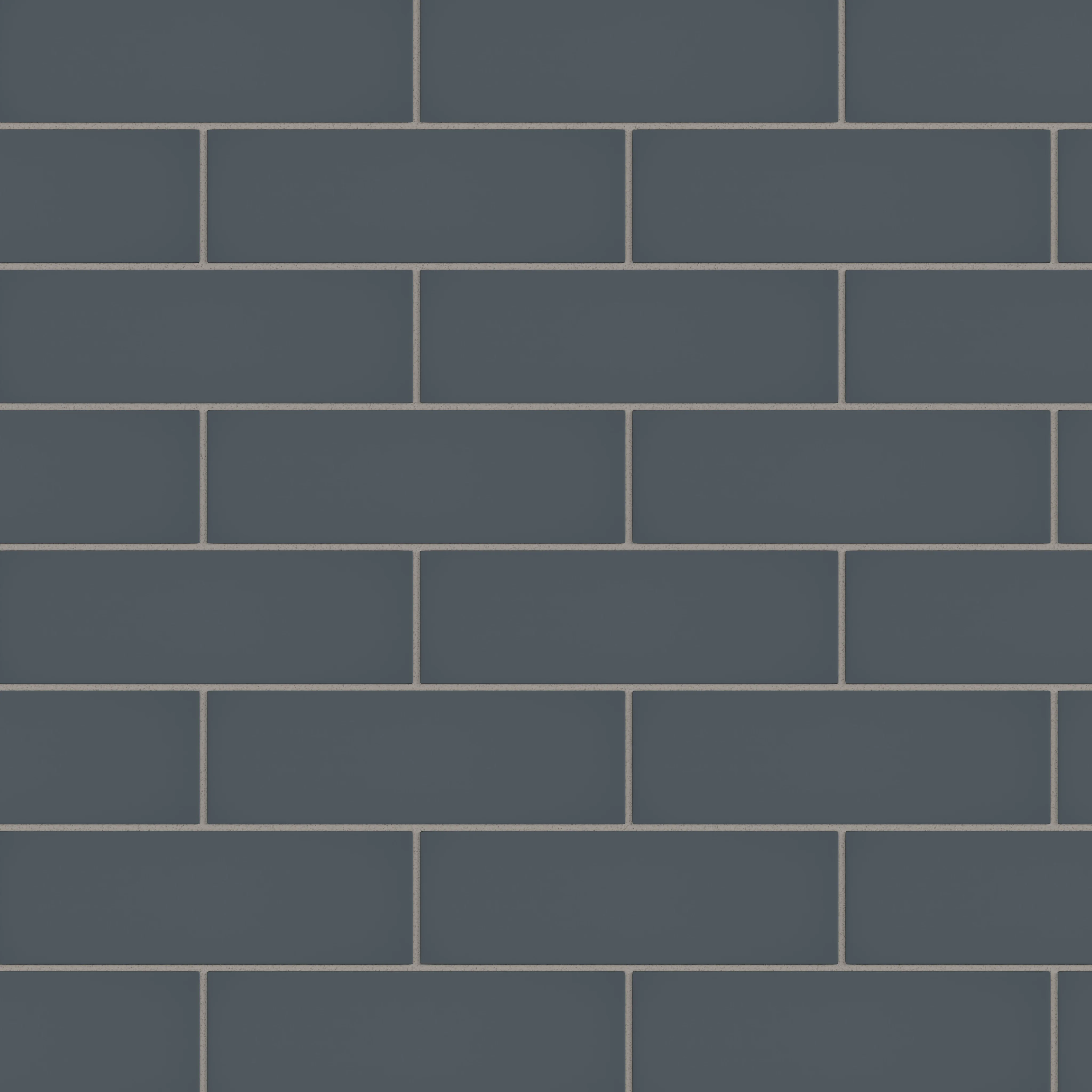 3x9 Natural Press Ceramic Tile in Indigo Matte - Rockland Interiors Inc.