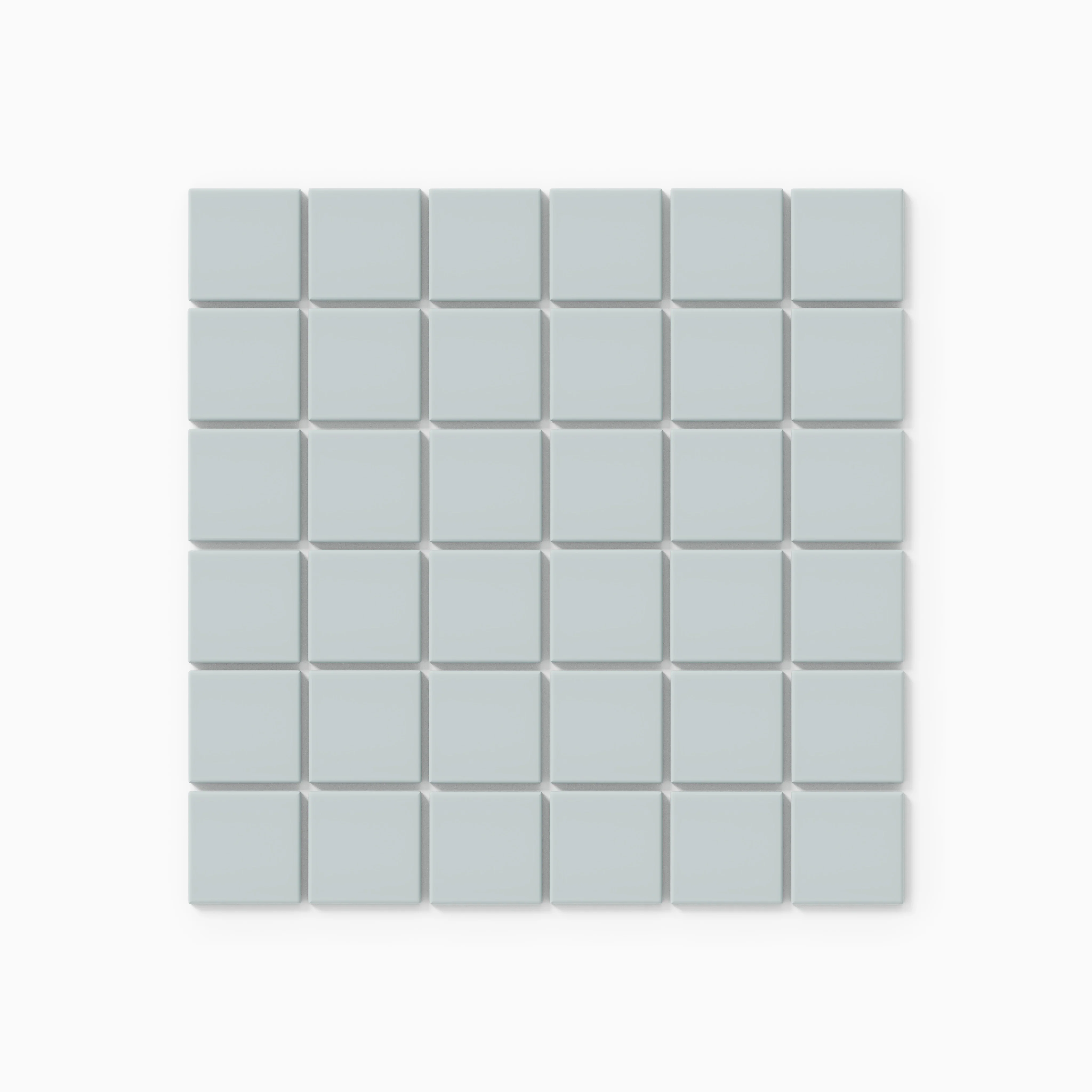 2x2 Straight Set Sheeted Natural Press Ceramic Mosaic Tile in Hood River Matte - Rockland Interiors Inc.