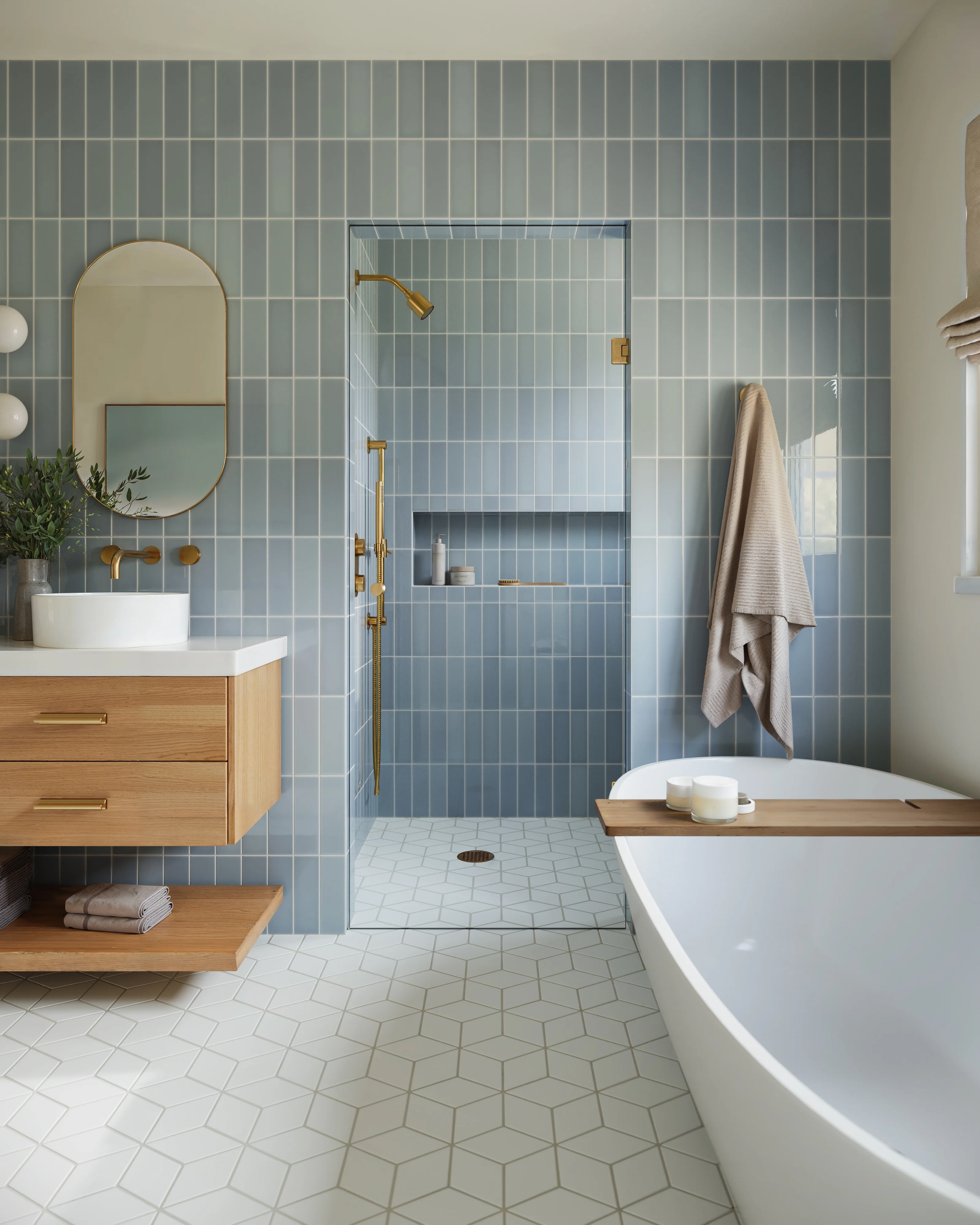 3x9 Natural Press Ceramic Tile in Hood River Gloss - Rockland Interiors Inc.