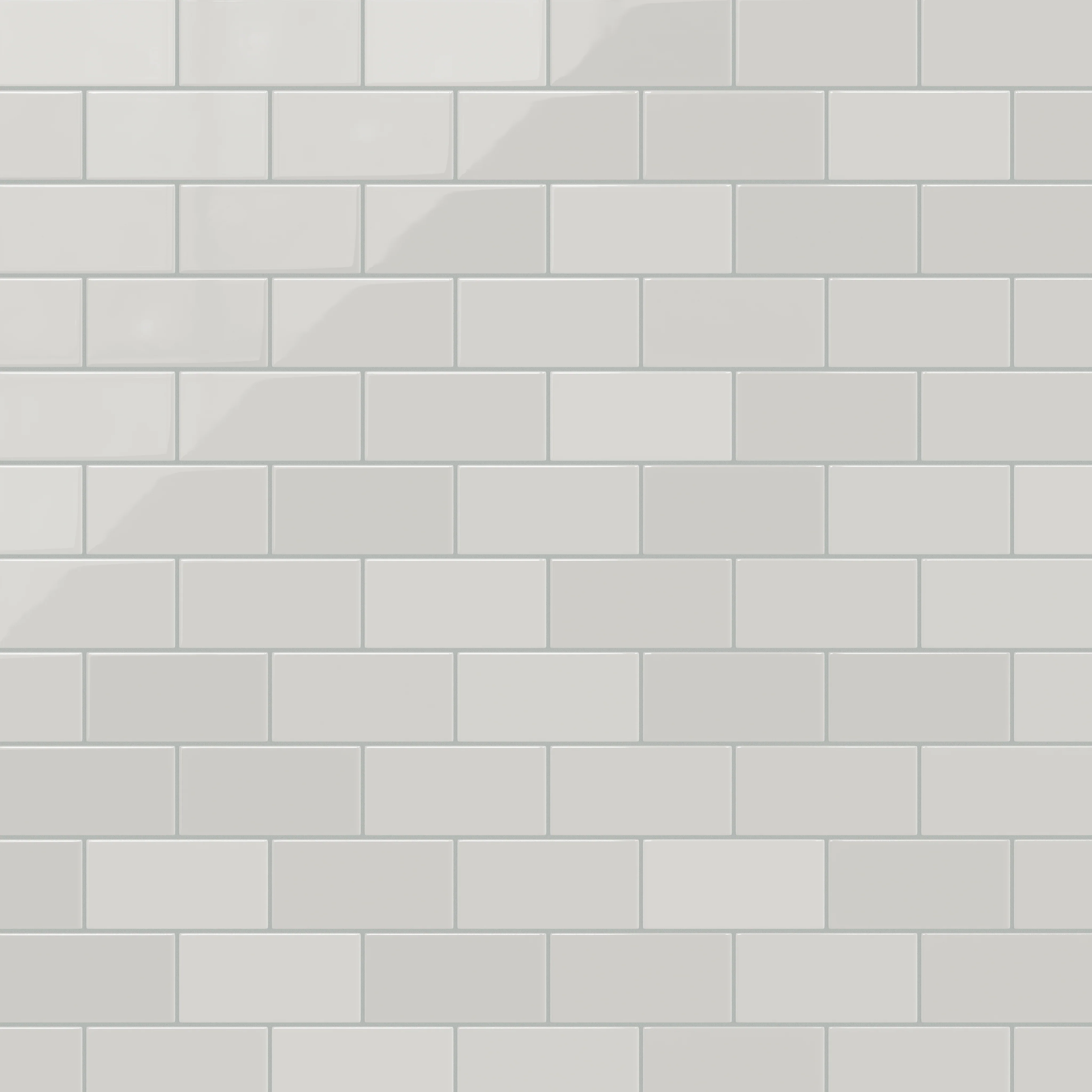 3x6 Natural Press Ceramic Tile in Cloud Cover Gloss - Rockland Interiors Inc.