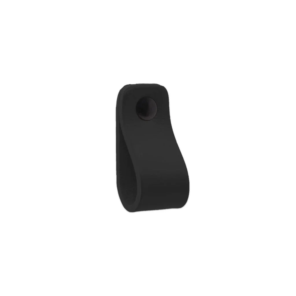 LP02 Smooth Leather Loop Pull - Rockland Interiors Inc.