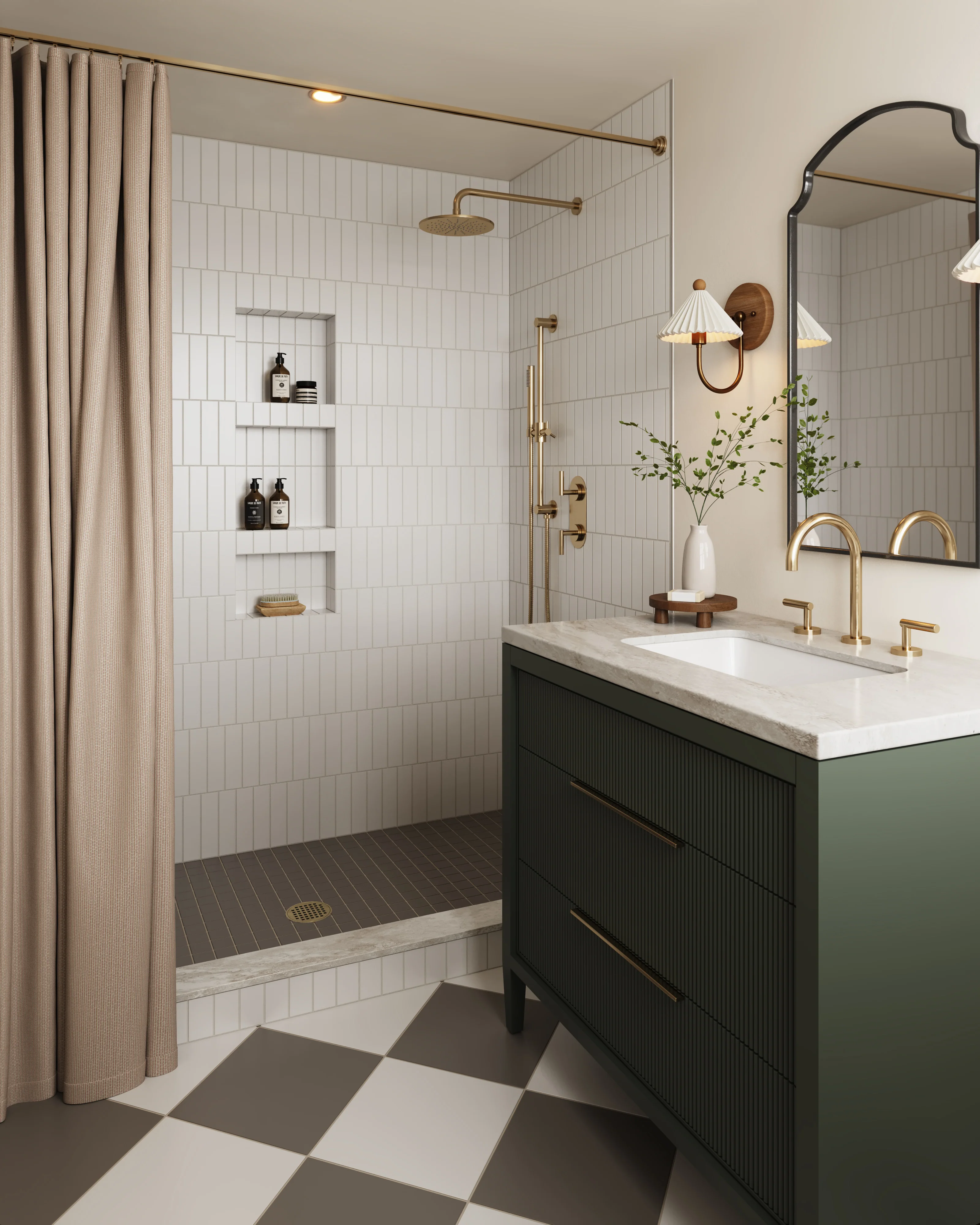 12x12 Natural Press Ceramic Tile in Salt Creek and Timberline - Rockland Interiors Inc.