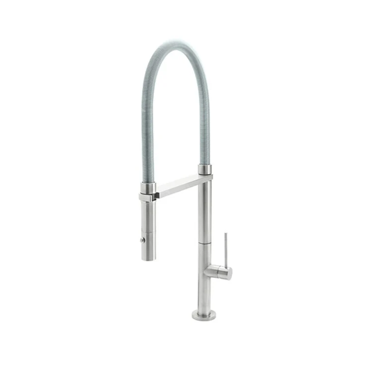 Kitchen Faucet Poetto Culinary 1 ST Lever ADA Polished Chrome Pull-Out Swivel 1 Hole 1.8 Gallons per Minute - Rockland Interiors Inc.