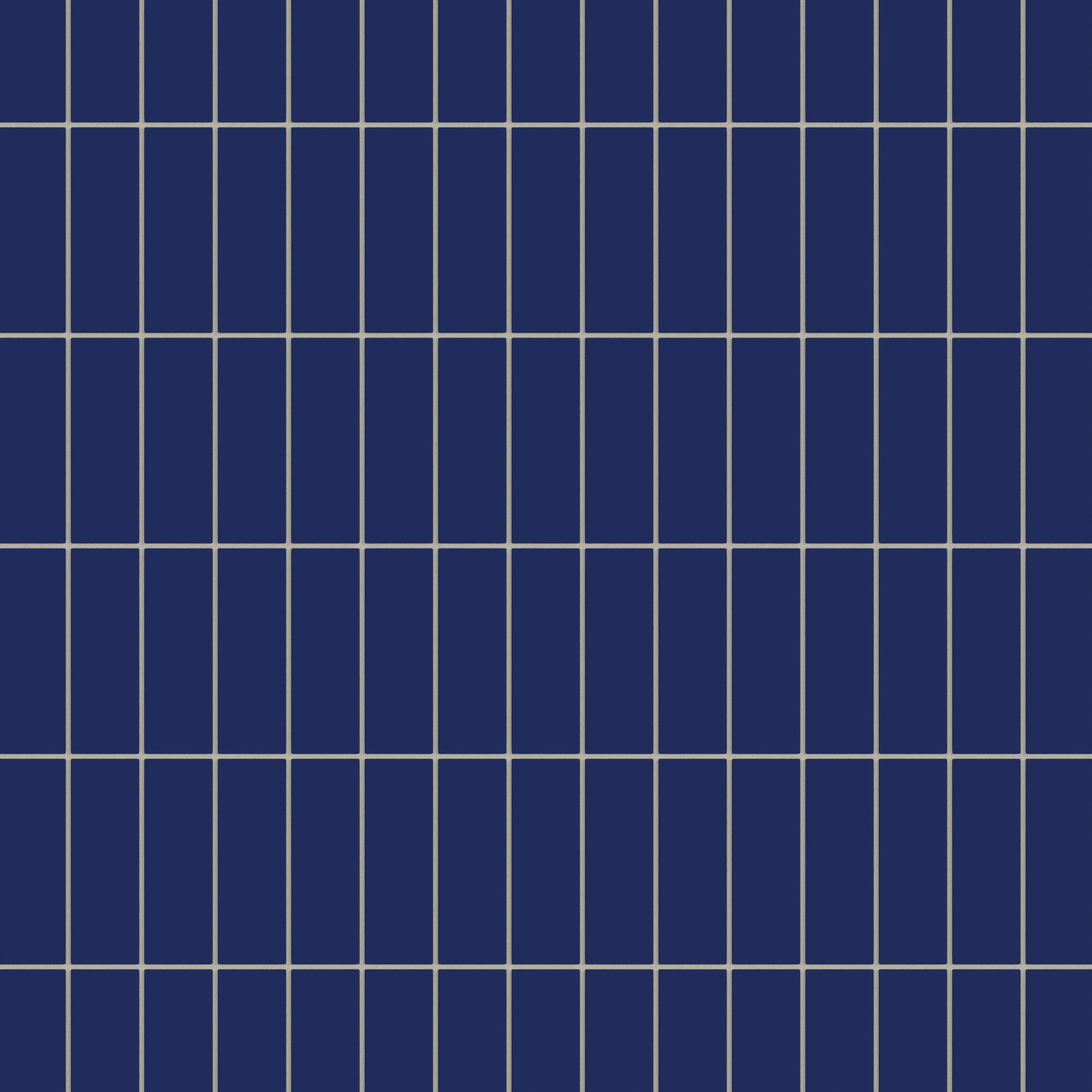 2x6 Natural Press Ceramic Tile in Ultramarine Matte - Rockland Interiors Inc.