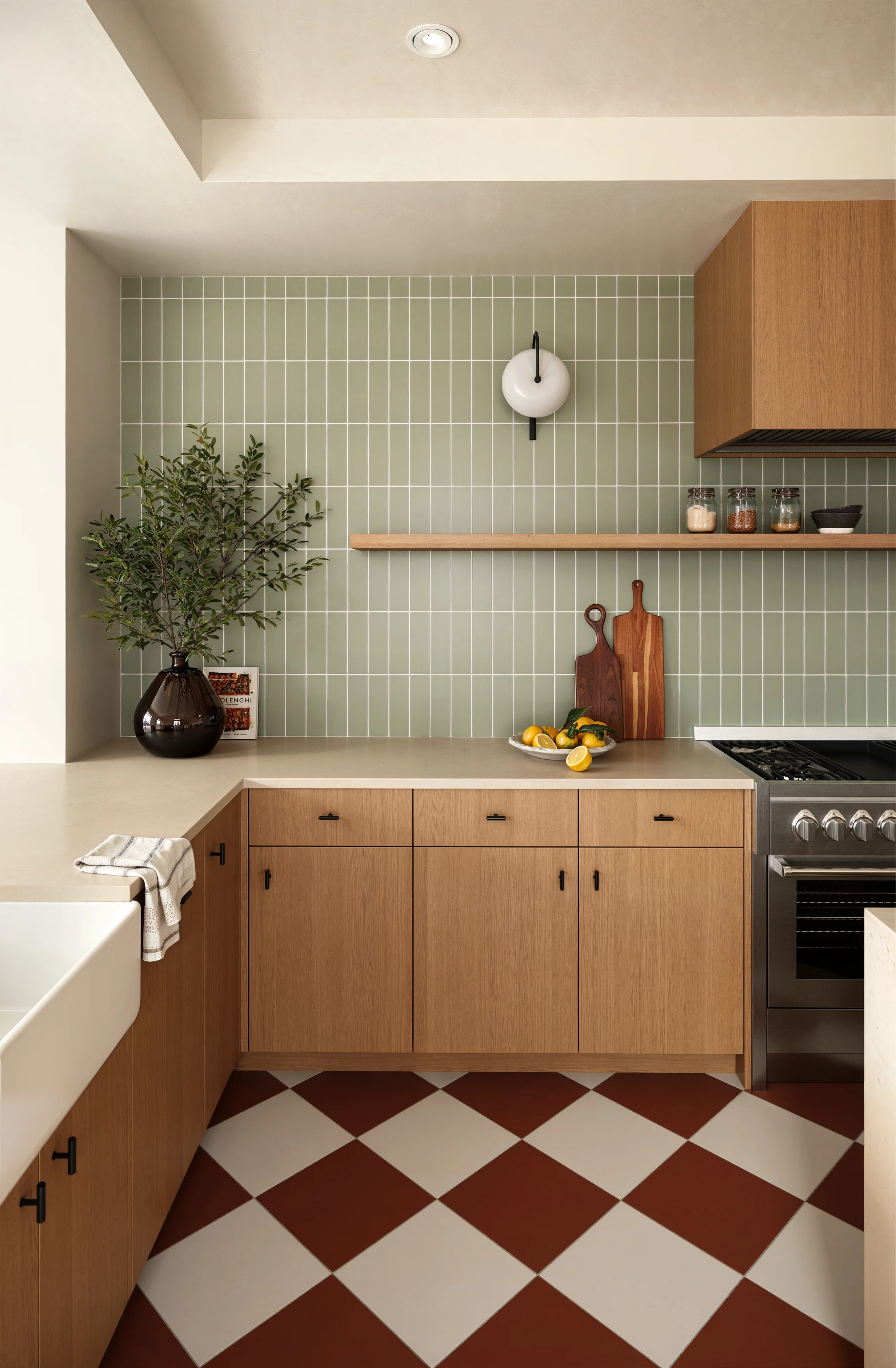 3x9 Natural Press Ceramic Tile in Manzanita Matte - Rockland Interiors Inc.