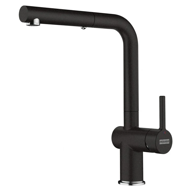 Kitchen Faucet Active 1 Lever ADA Onyx Pull-Out L-Shaped Swivel 1 Hole Deck 1.75 Gallons per Minute - Rockland Interiors Inc.