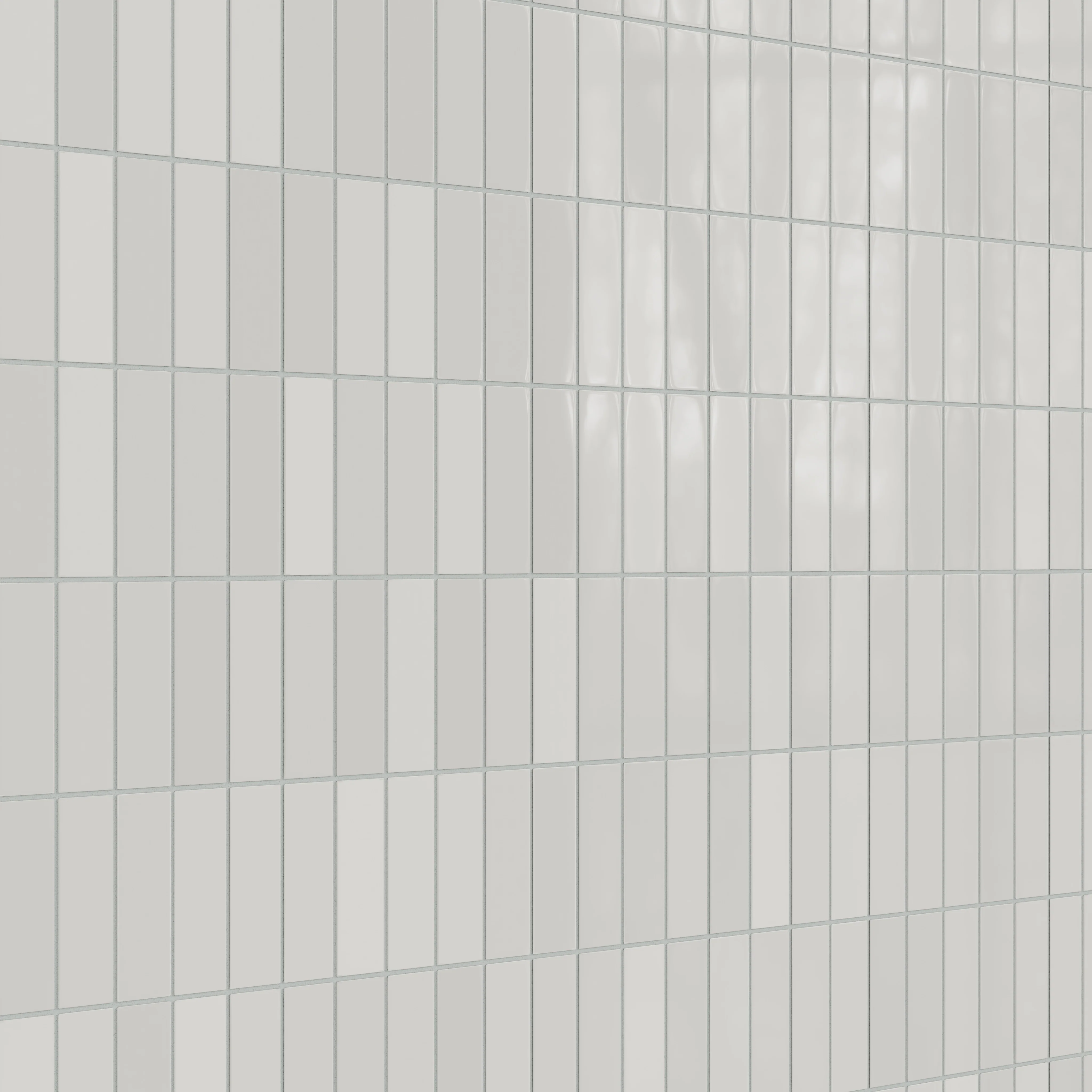 2x6 Natural Press Ceramic Tile in Cloud Cover Gloss - Rockland Interiors Inc.
