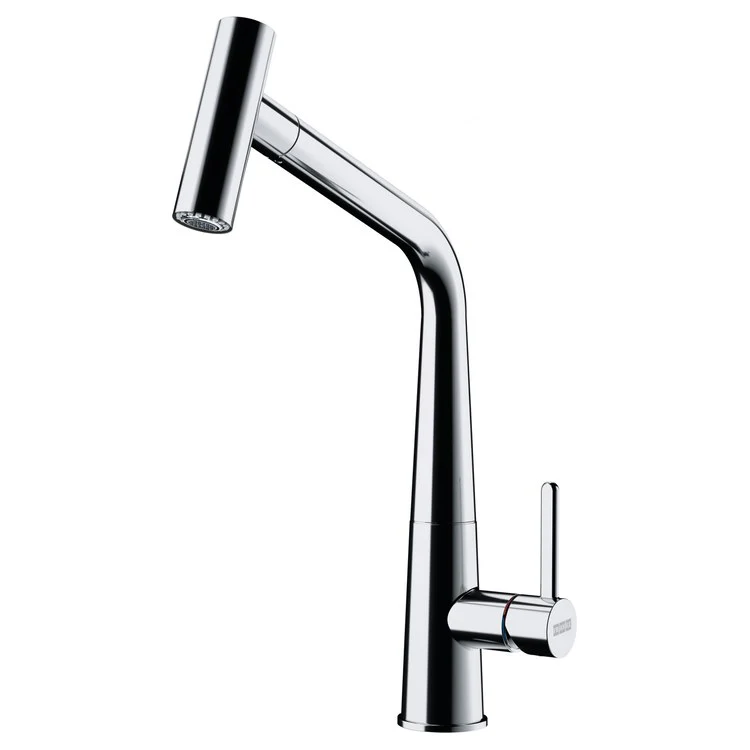 Kitchen Faucet Icon 1 Lever ADA Polished Chrome Pull-Out 2 Function 360 DEG Swivel Deck 1.75 Gallons per Minute - Rockland Interiors Inc.