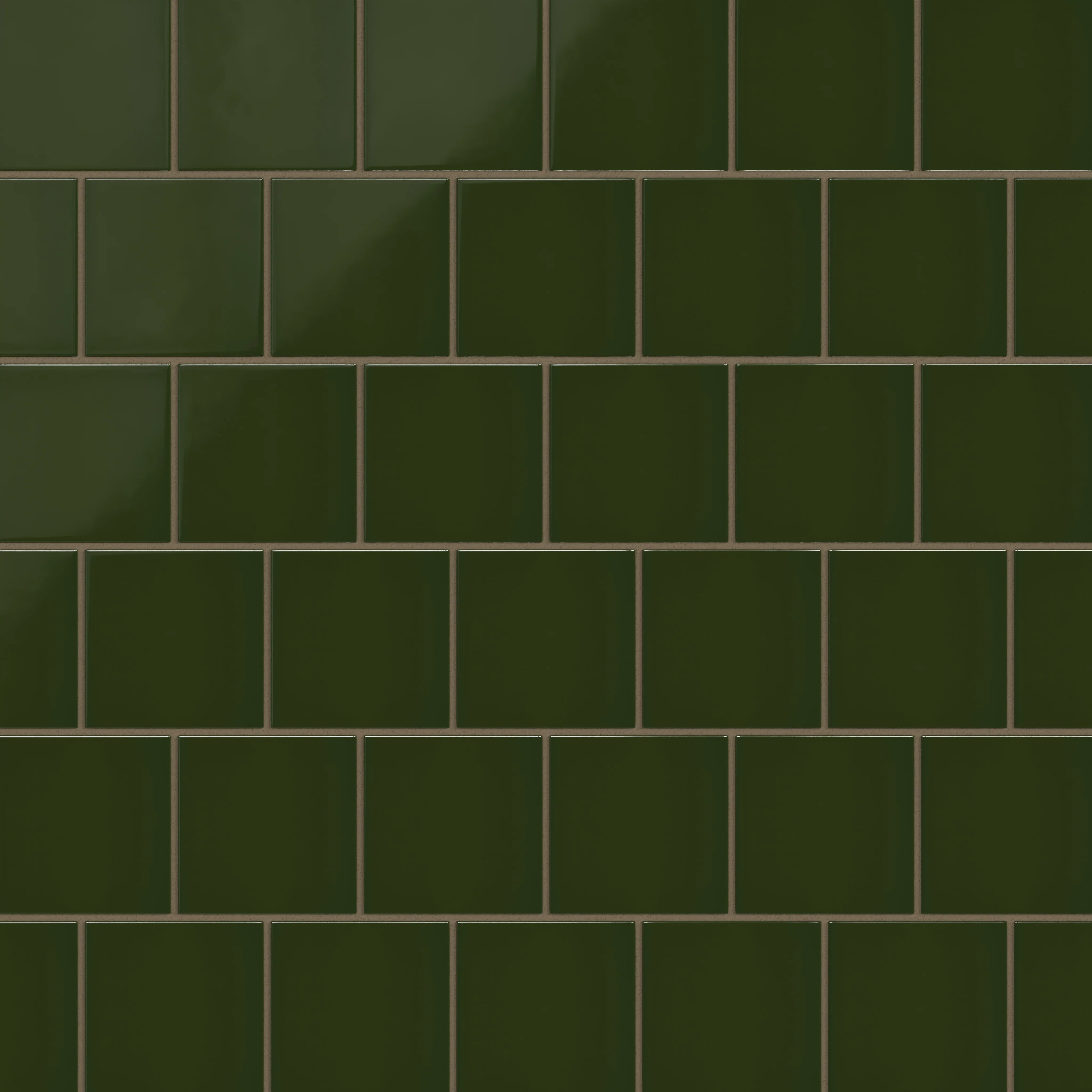 4x4 Natural Press Ceramic Tile in Green Apatite Gloss - Rockland Interiors Inc.