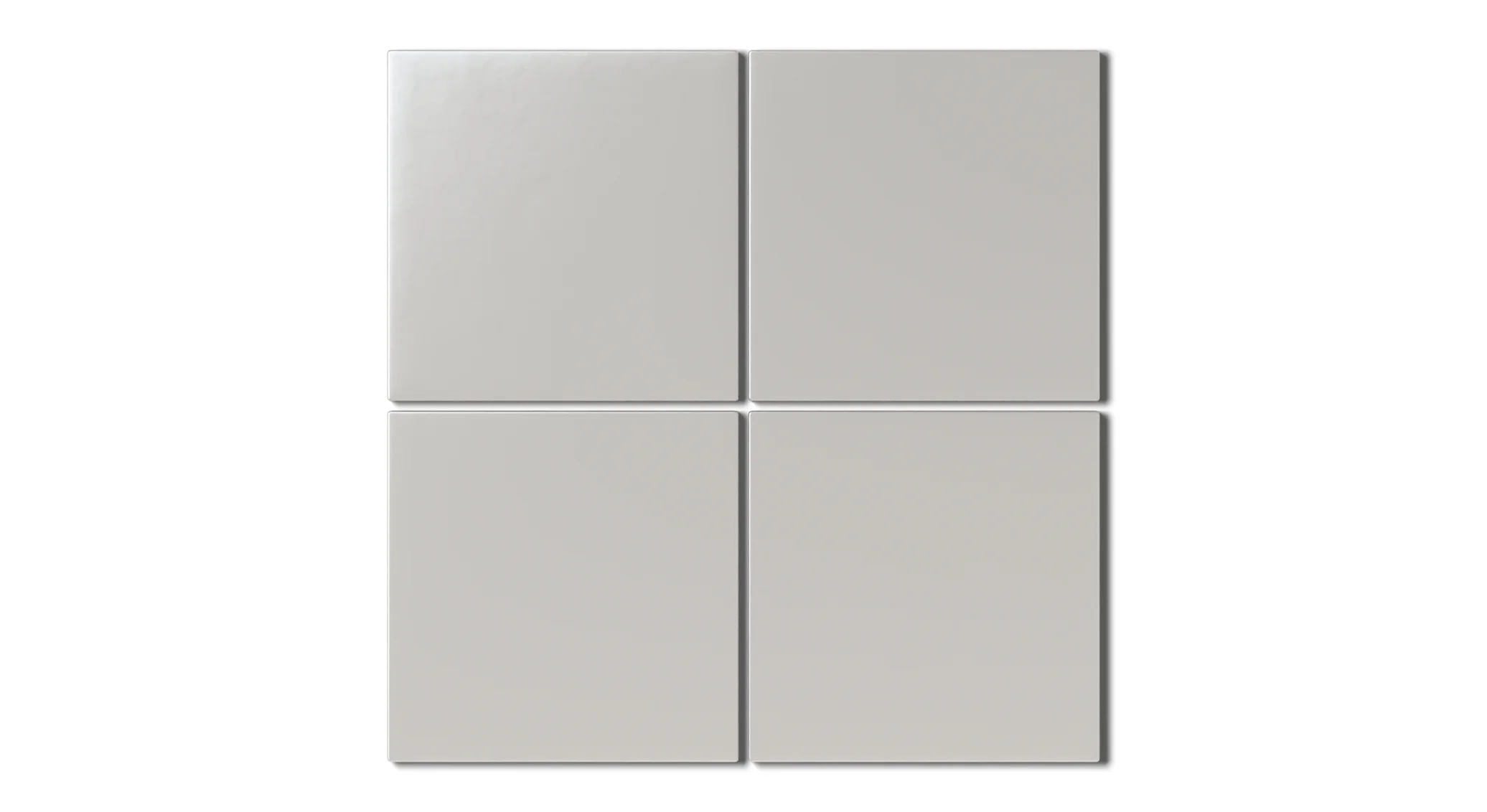6x6 Natural Press Ceramic Tile in Titanium Grey Matte - Rockland Interiors Inc.