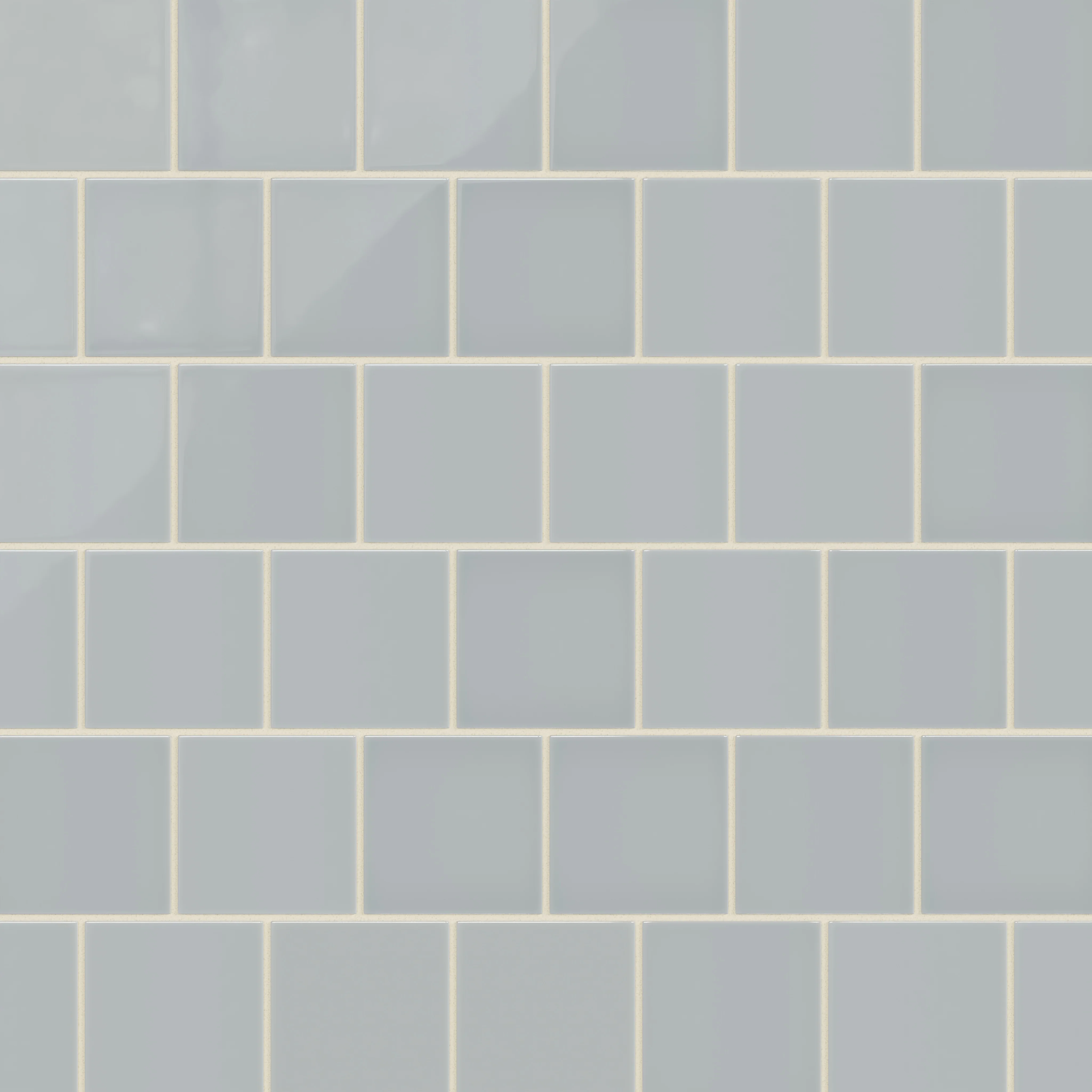 4x4 Natural Press Ceramic Tile in Alberta Blue Gloss - Rockland Interiors Inc.
