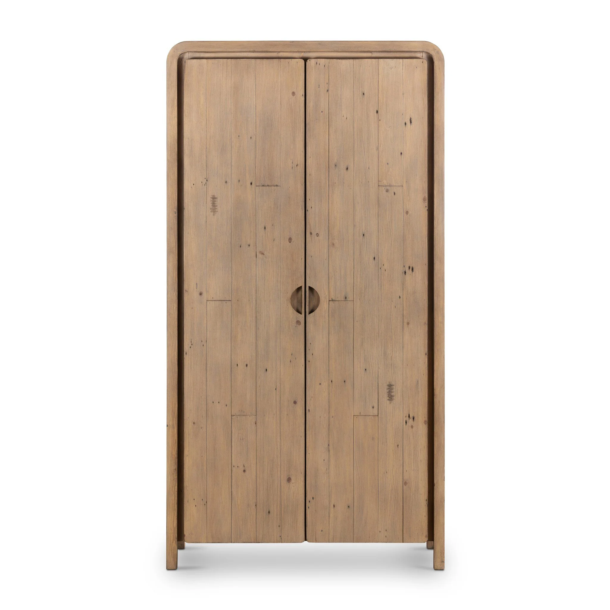 Everson Cabinet - Scrubbed Teak - Rockland Interiors Inc.