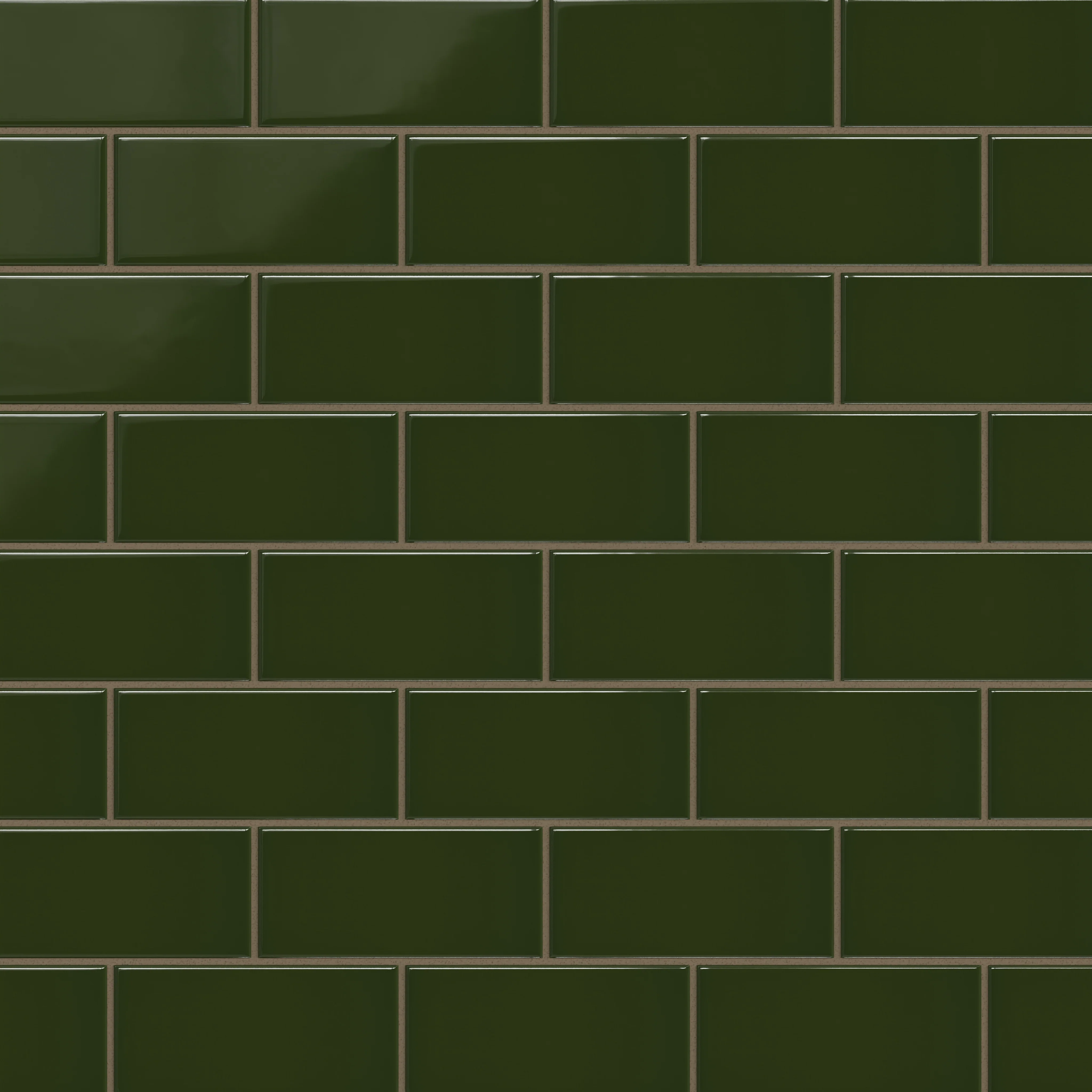 3x6 Natural Press Ceramic Tile in Green Apatite Gloss - Rockland Interiors Inc.