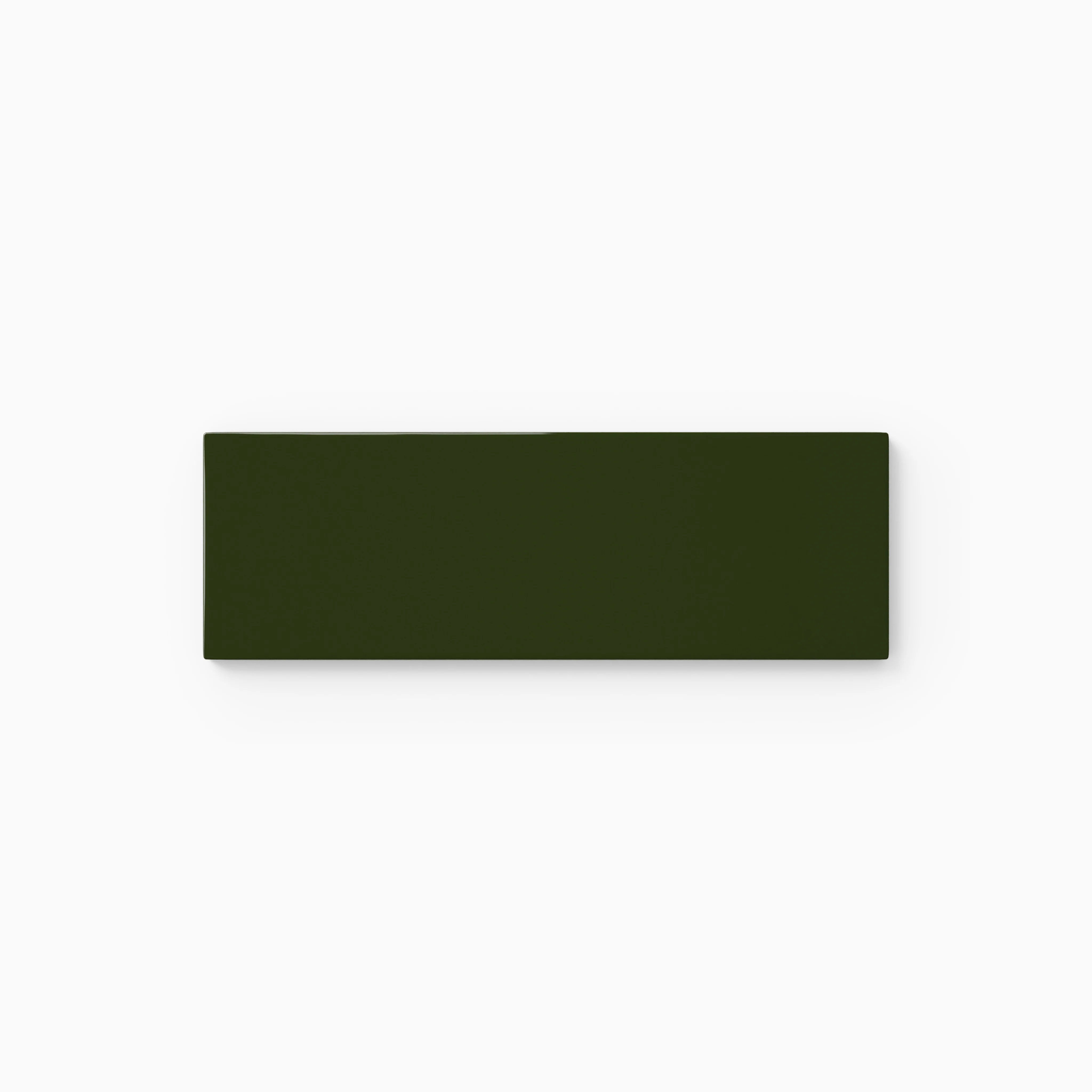 2x6 Natural Press Ceramic Tile in Green Apatite Gloss - Rockland Interiors Inc.
