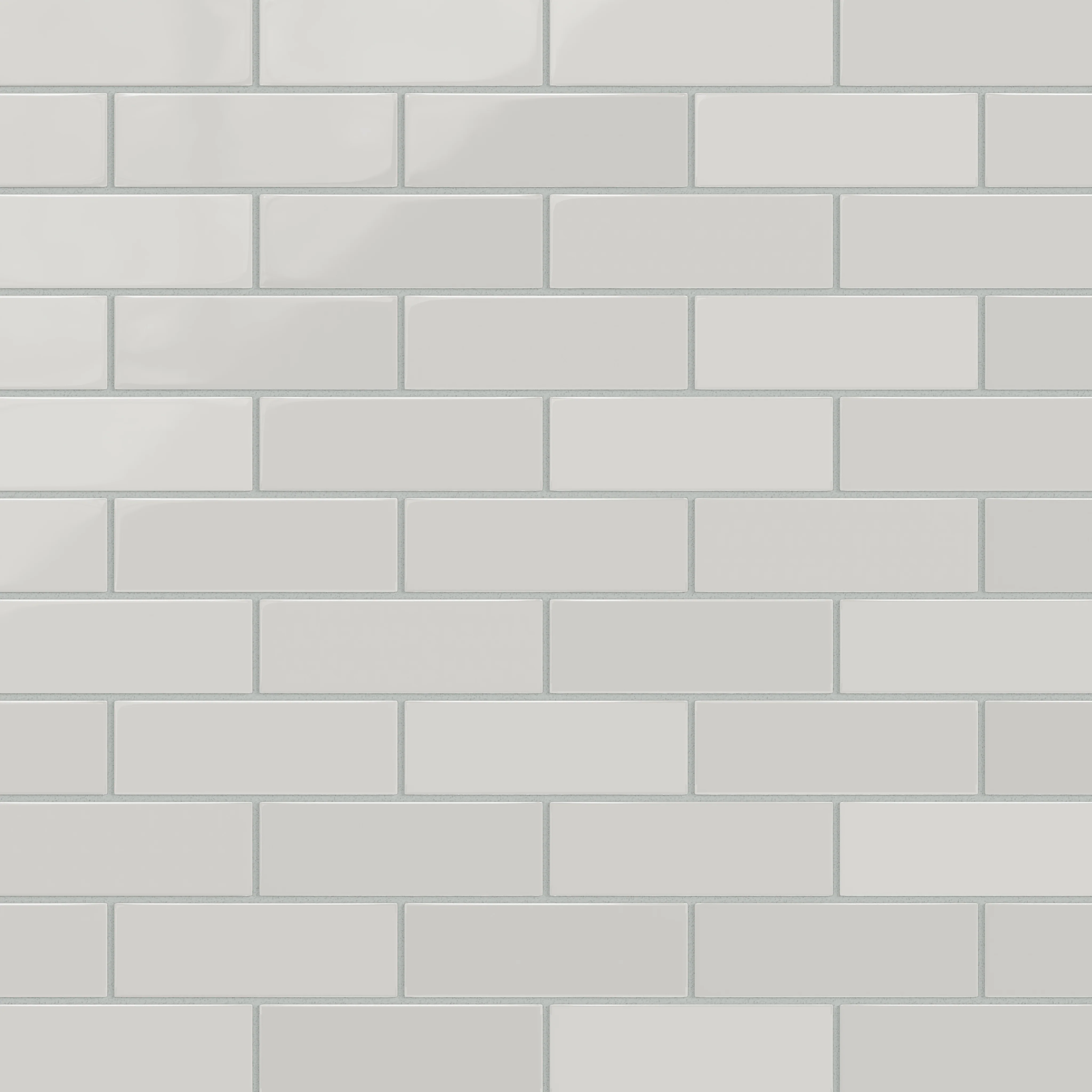 2x6 Natural Press Ceramic Tile in Cloud Cover Gloss - Rockland Interiors Inc.