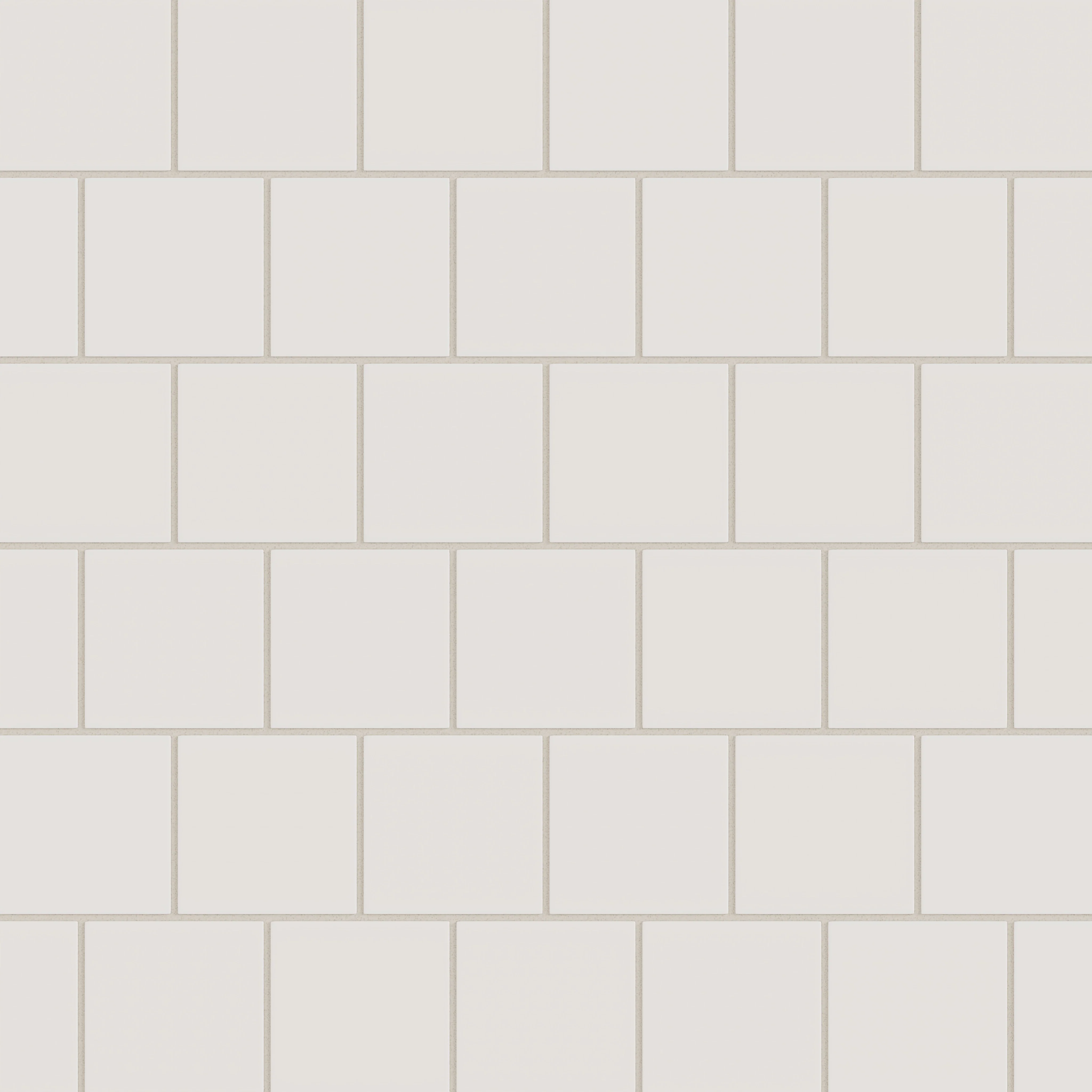 4x4 Natural Press Ceramic Tile in Pearl Matte - Rockland Interiors Inc.