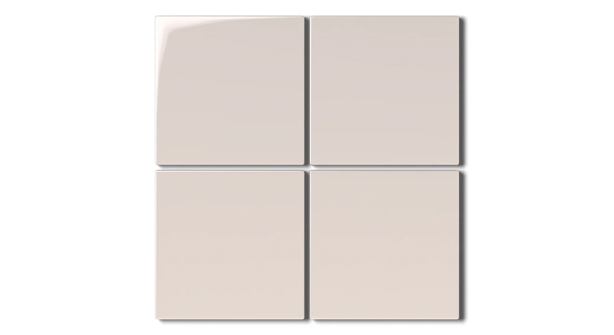 4x4 Natural Press Ceramic Tile in Tyrian Purple Gloss - Rockland Interiors Inc.