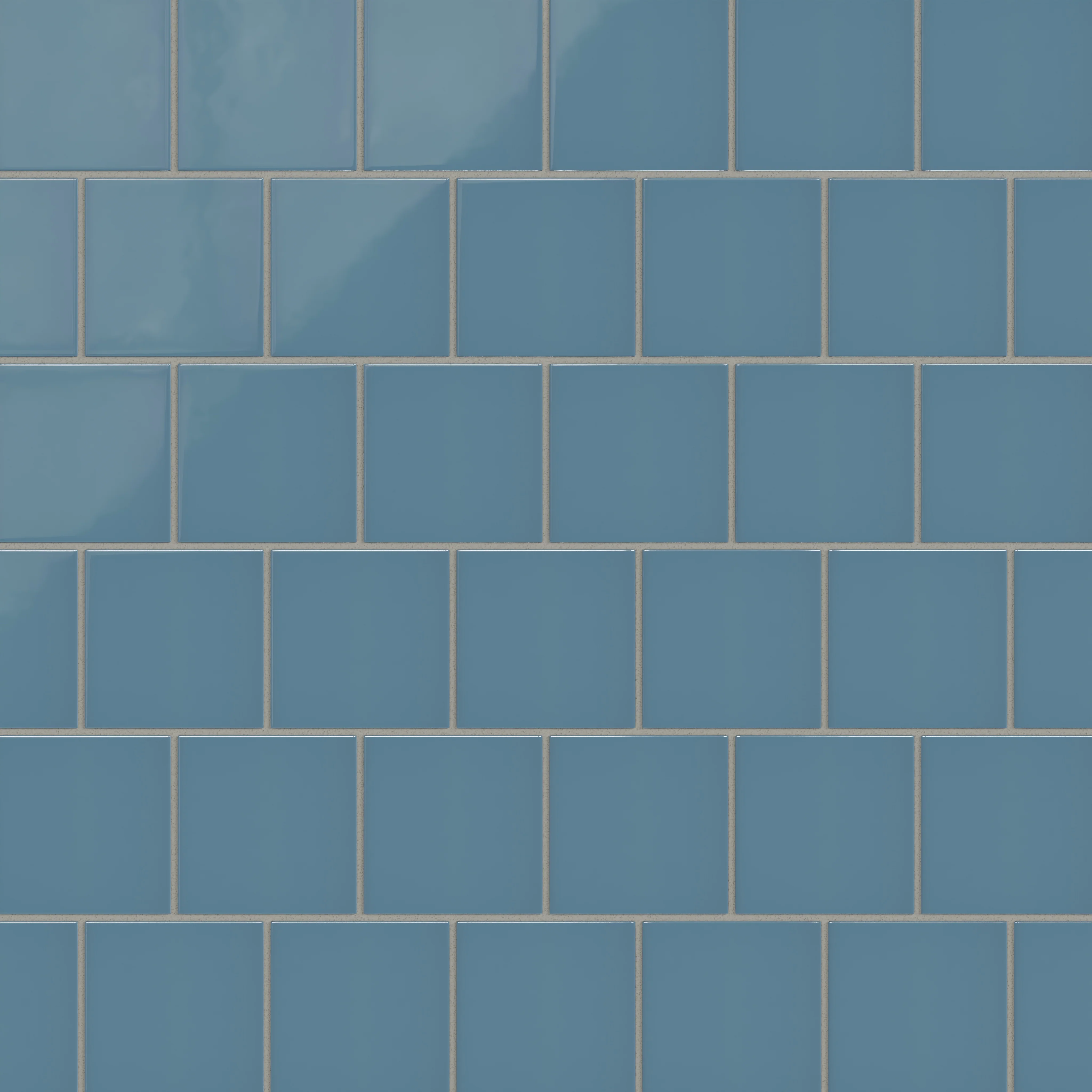 4x4 Natural Press Ceramic Tile in Azurite Gloss - Rockland Interiors Inc.