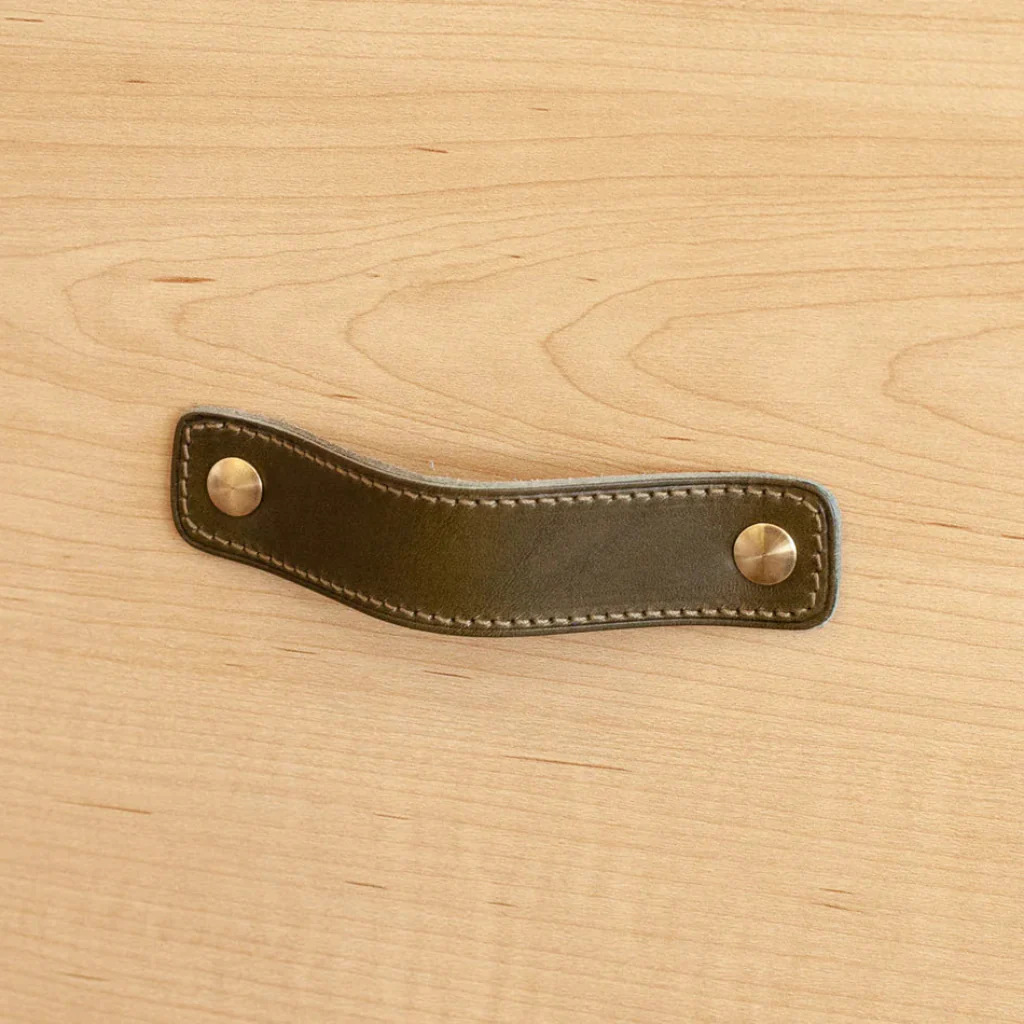 ST-SP02 Stitched Leather Strap Pull - Rockland Interiors Inc.