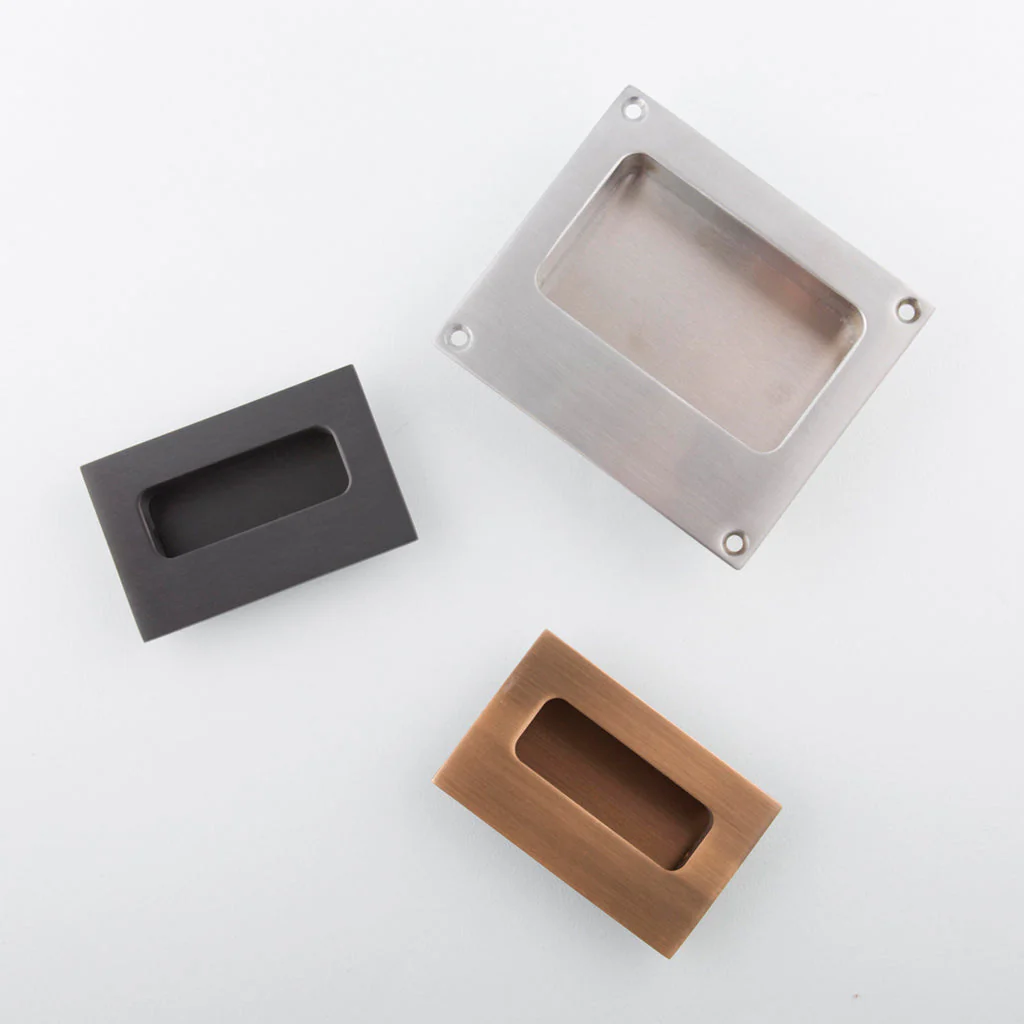 Charlie Screw-Set Flush Pull for Door and Cabinet - Rockland Interiors Inc.