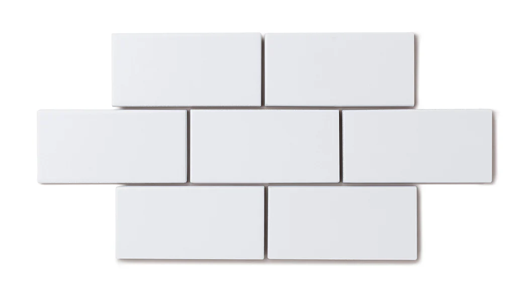 8x8 Natural Press Ceramic Tile in Tin Oxide Matte - Rockland Interiors Inc.