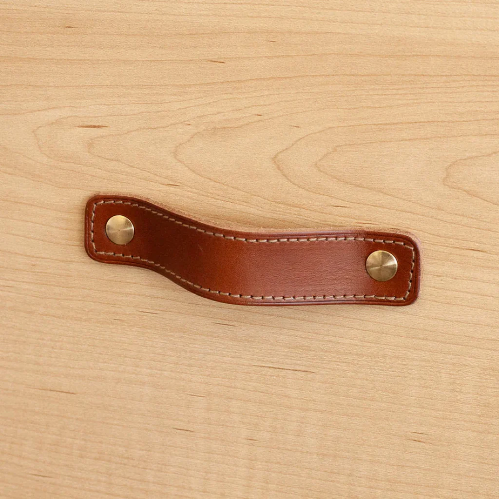 ST-SP02 Stitched Leather Strap Pull - Rockland Interiors Inc.