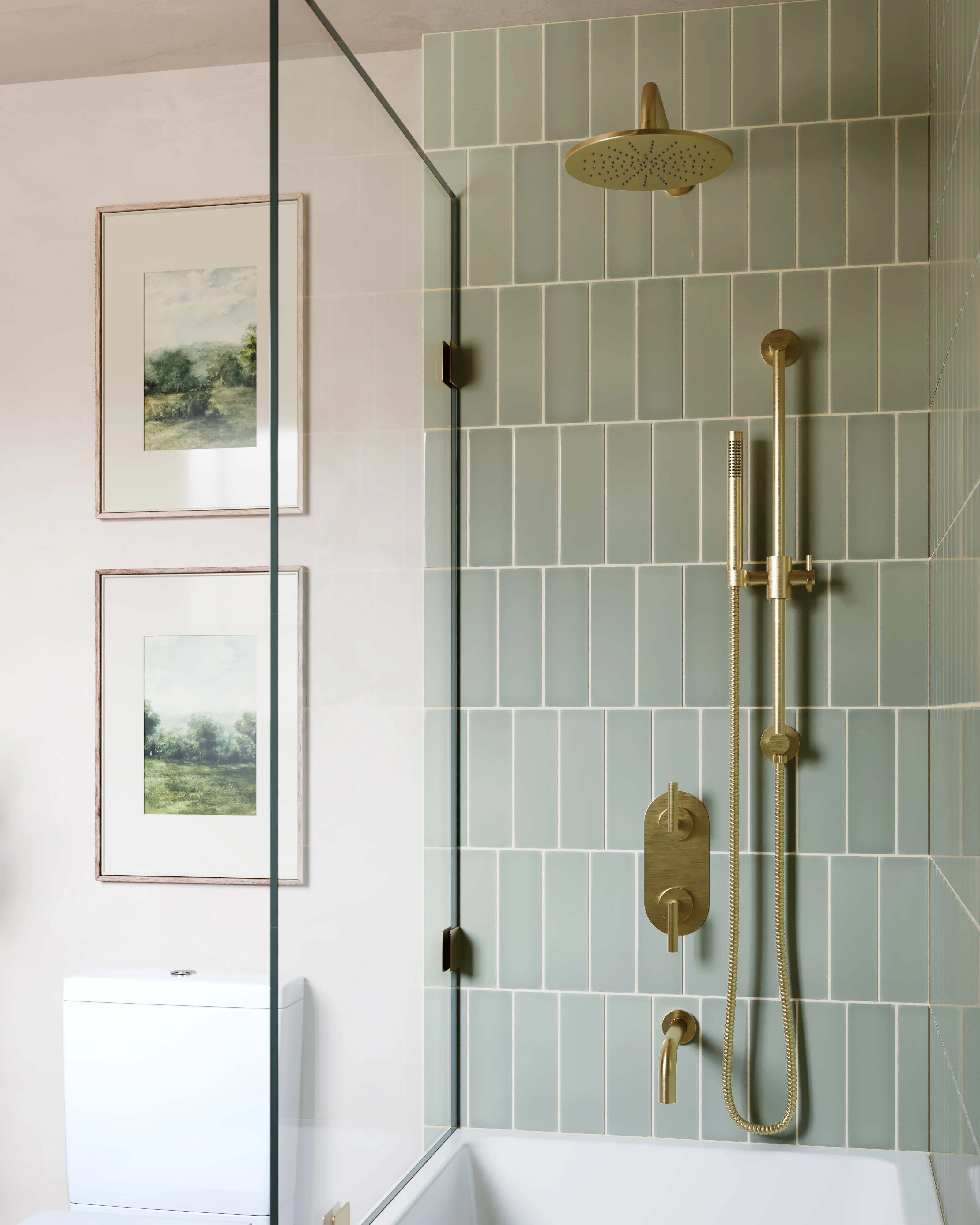3x9 Natural Press Ceramic Tile in Manzanita Gloss - Rockland Interiors Inc.