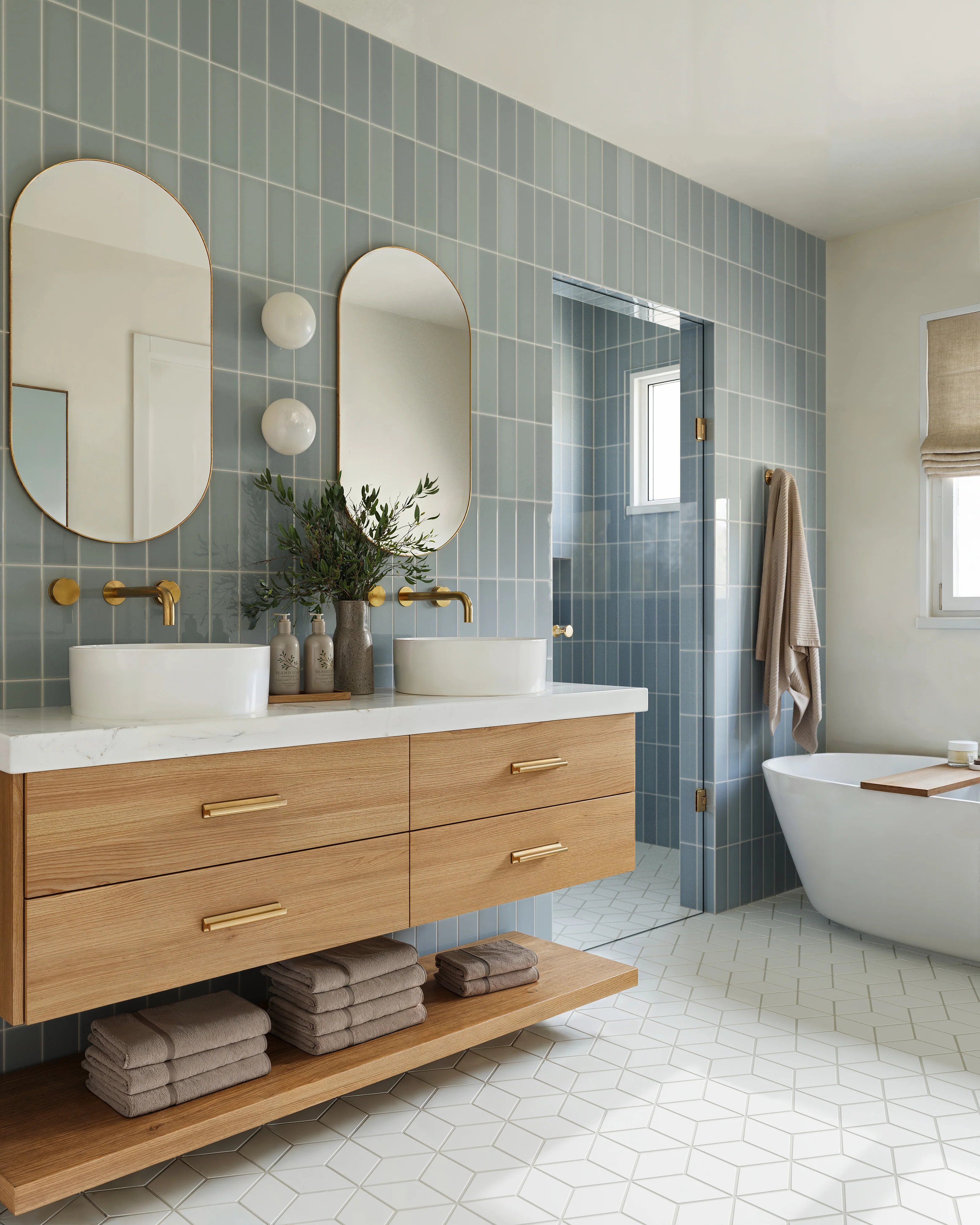 3x9 Natural Press Ceramic Tile in Hood River Gloss - Rockland Interiors Inc.