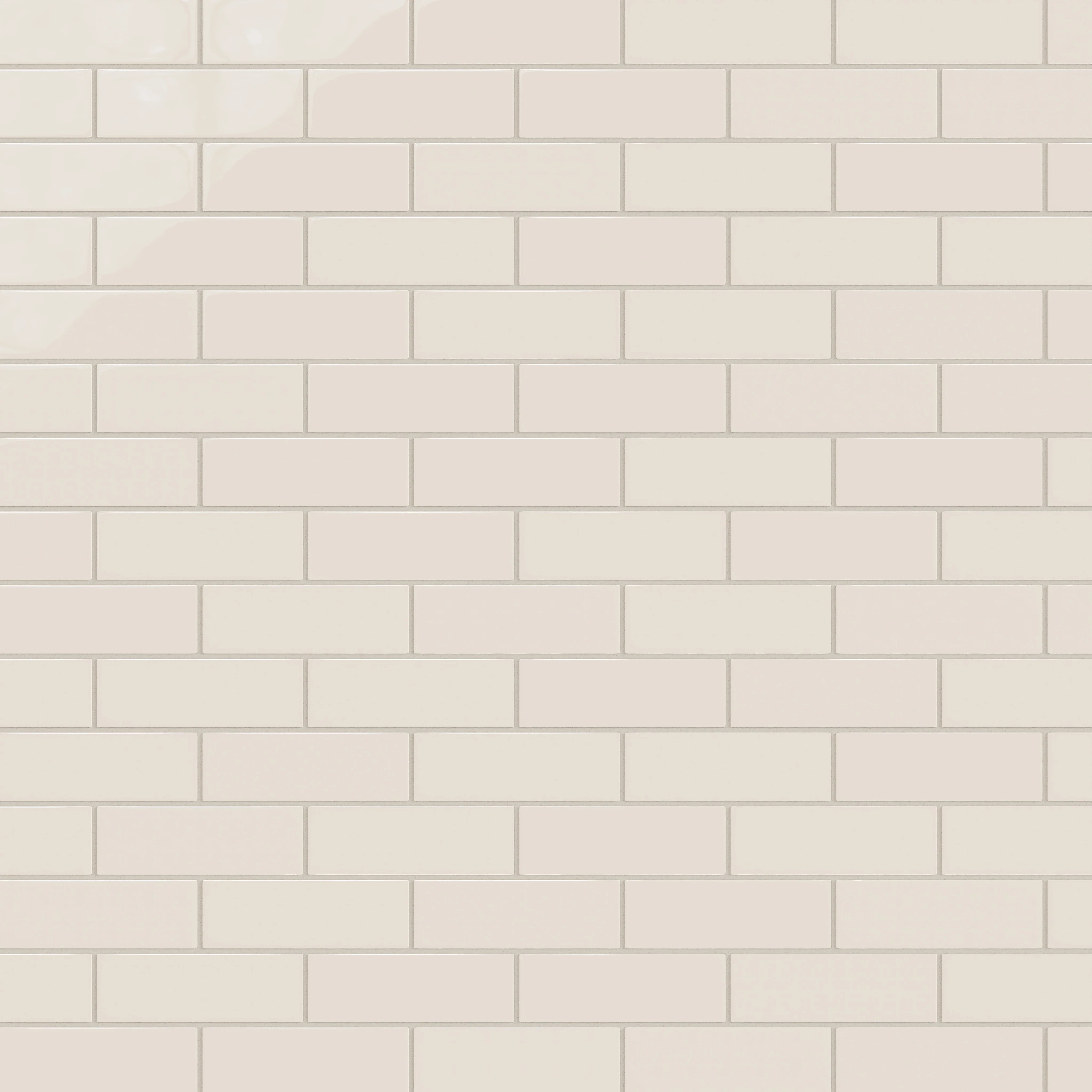 2x6 Natural Press Ceramic Tile in Pearl Gloss - Rockland Interiors Inc.