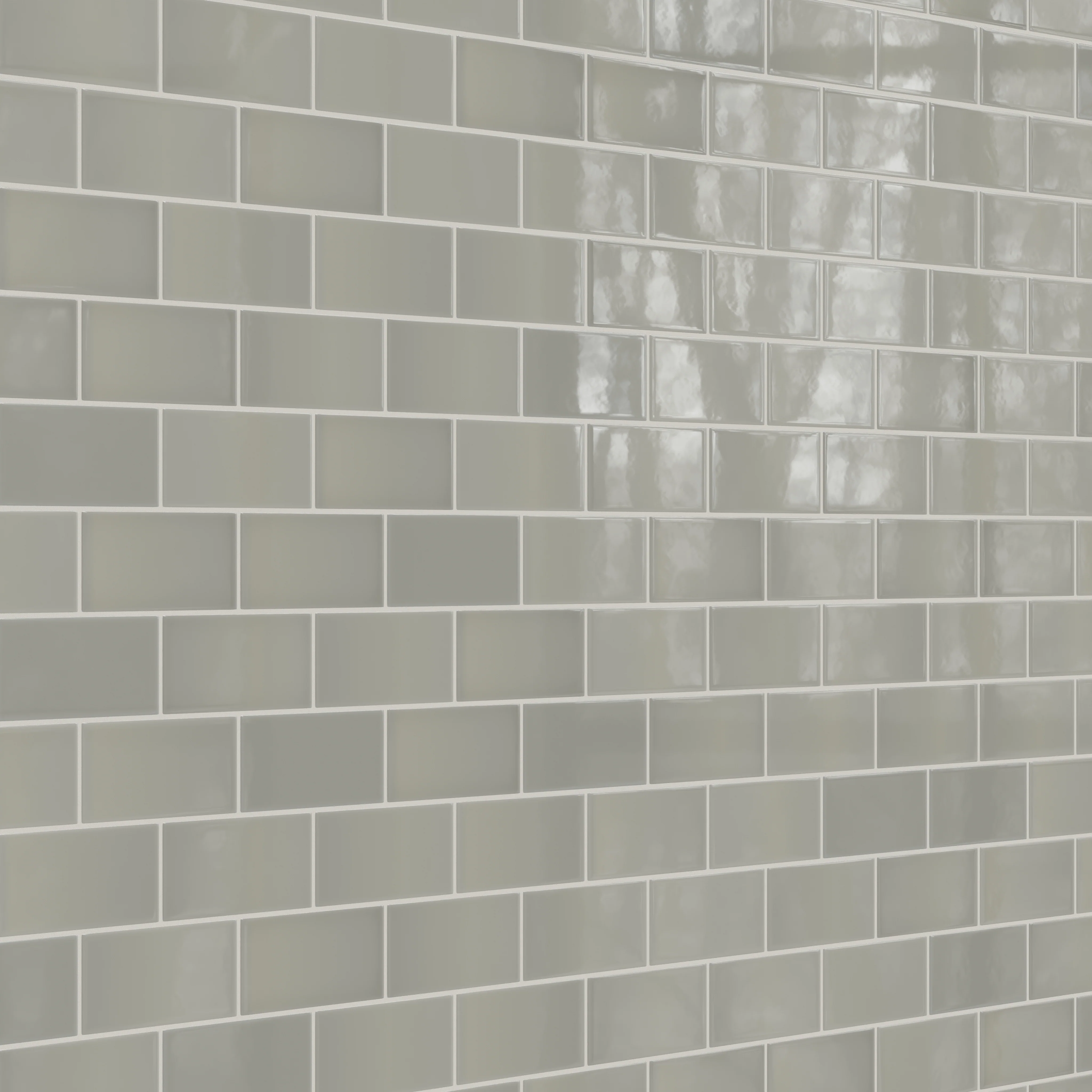 3x6 Natural Press Ceramic Tile in Puget Sound Gloss - Rockland Interiors Inc.