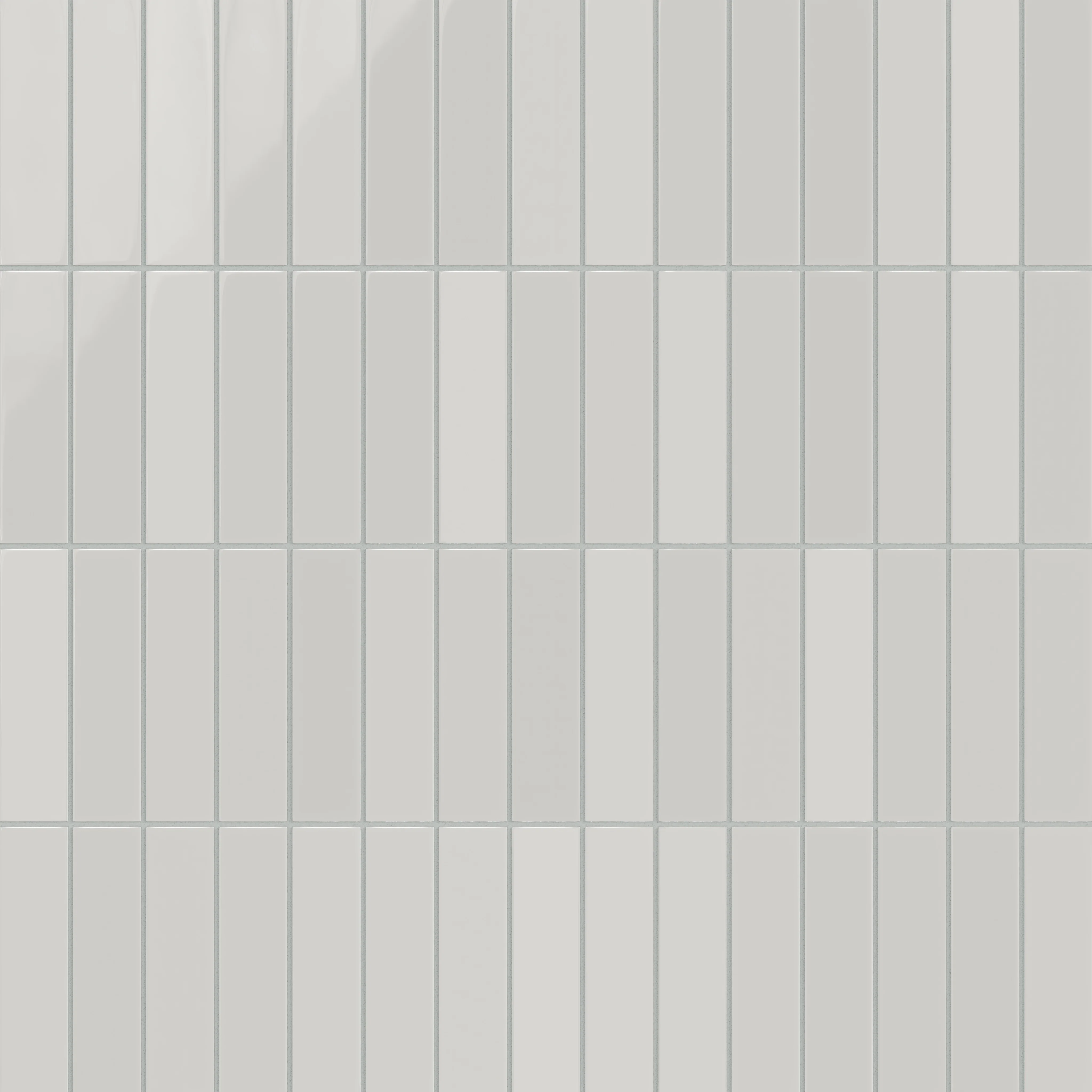 2x8 Natural Press Ceramic Tile in Cloud Cover Gloss - Rockland Interiors Inc.