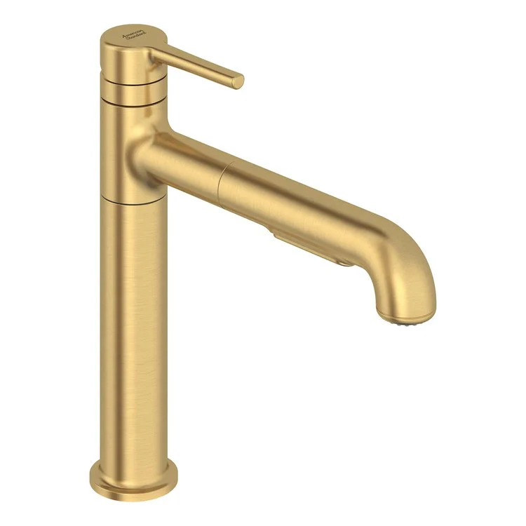Kitchen Faucet Studio S 1 Lever ADA CALGreen/CEC Brushed Cool Sunrise Pull-Out 2 Function 360 DEG Swivel 1 Hole 1.5 Gallons per Minute - Rockland Interiors Inc.