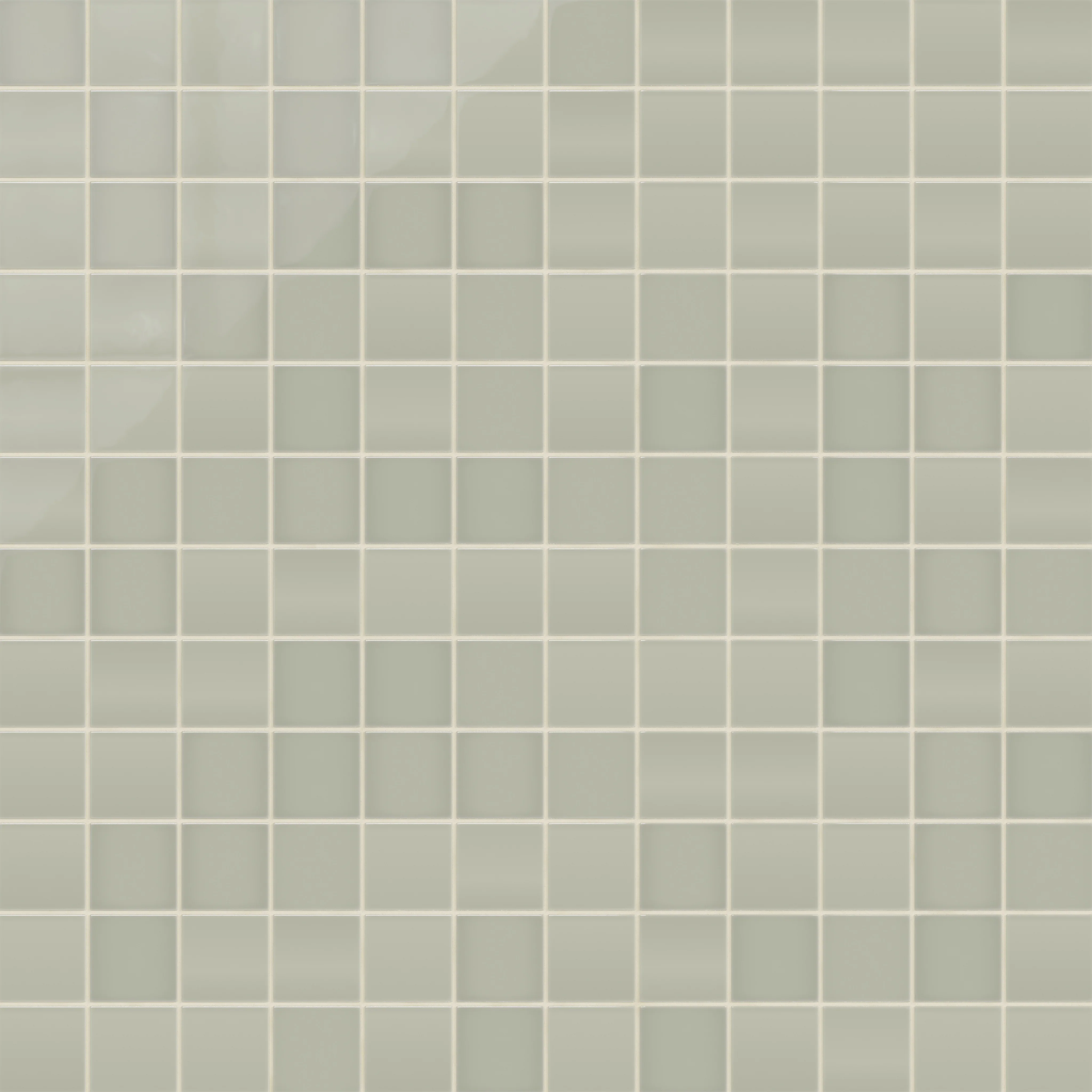 3x3 Straight Set Sheeted Natural Press Ceramic Mosaic Tile in Manzanita Gloss - Rockland Interiors Inc.