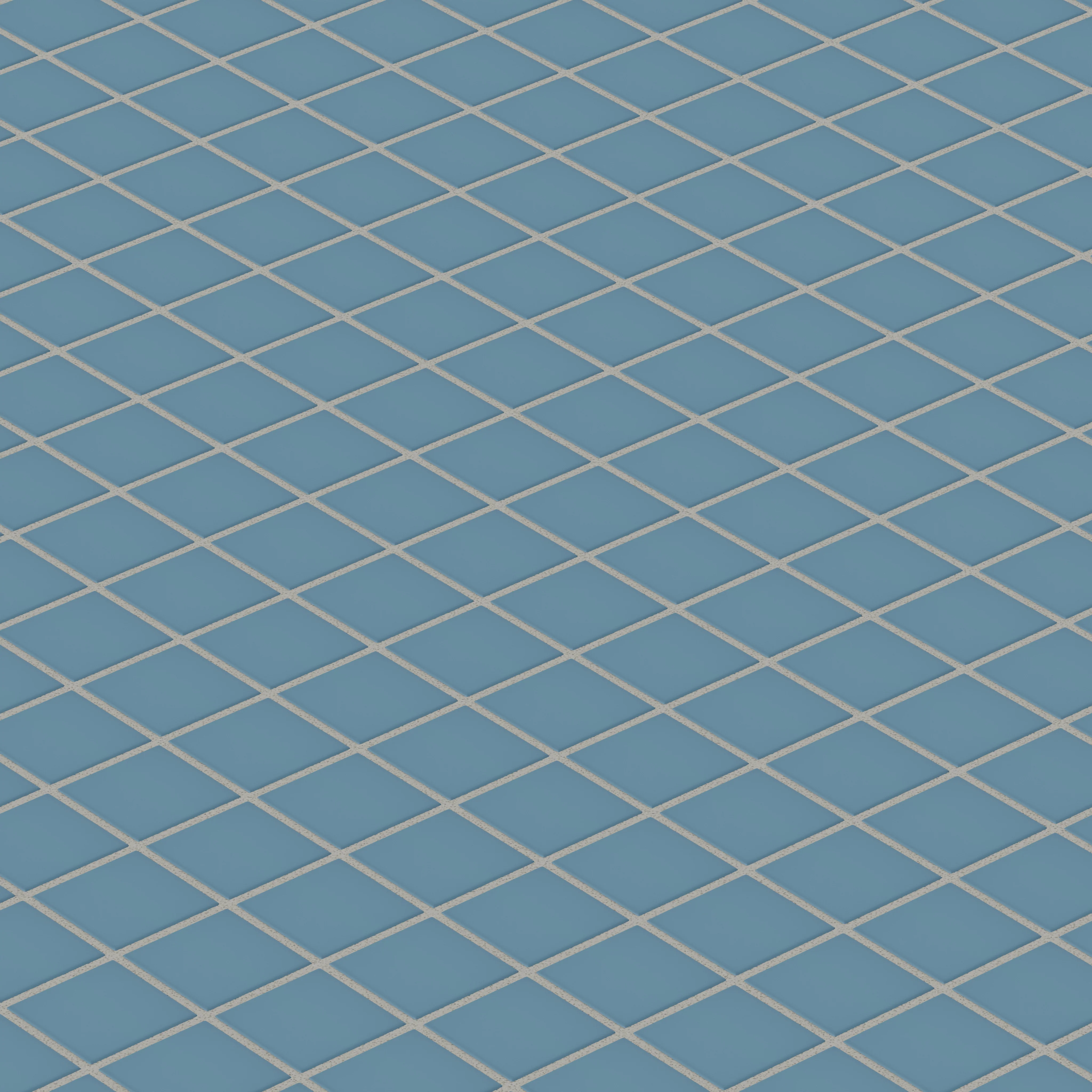 2x2 Straight Set Sheeted Natural Press Ceramic Mosaic Tile in Azurite Matte - Rockland Interiors Inc.