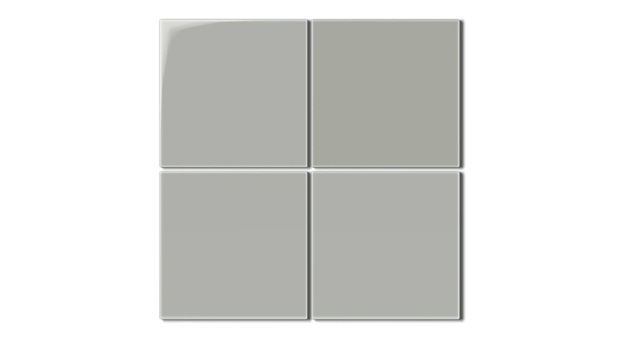 6x6 Natural Press Ceramic Tile in Puget Sound Gloss - Rockland Interiors Inc.