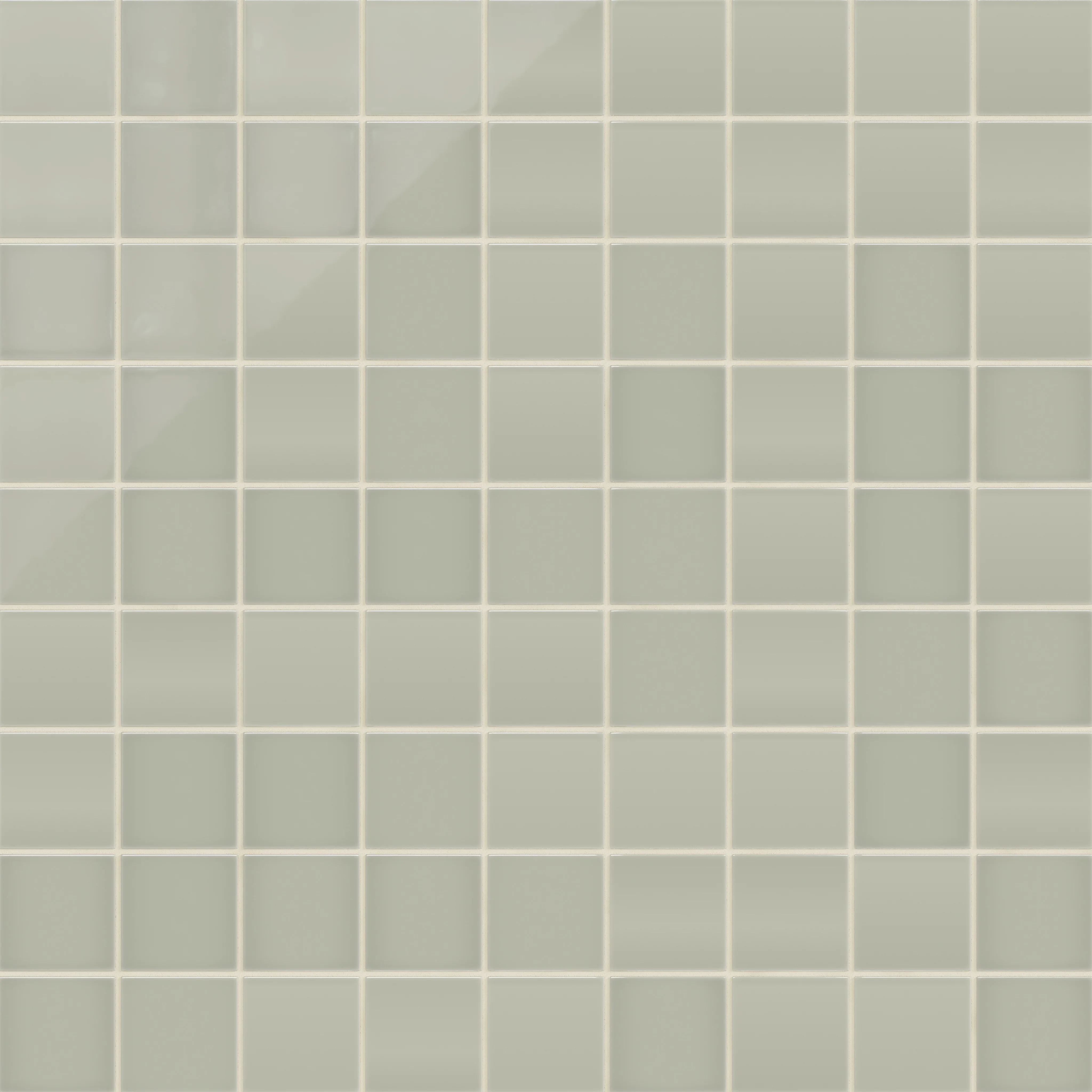 3x3 Straight Set Sheeted Natural Press Ceramic Mosaic Tile in Manzanita Gloss - Rockland Interiors Inc.