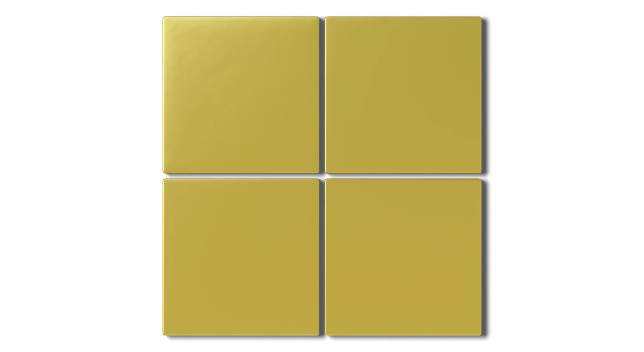 4x4 Natural Press Ceramic Tile in Azo Green Matte - Rockland Interiors Inc.