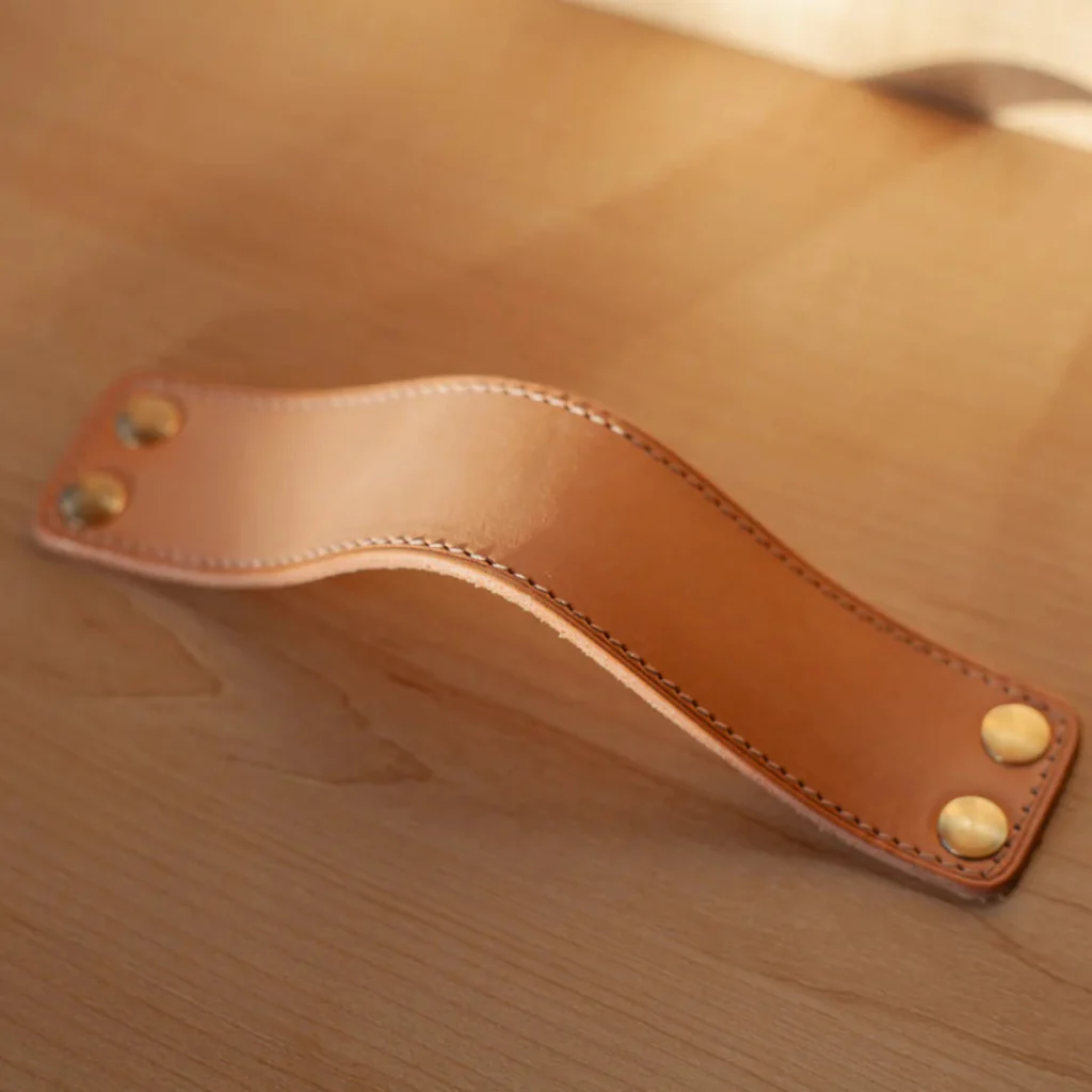 ST-SP01 Stitched Leather Strap Pull - Rockland Interiors Inc.